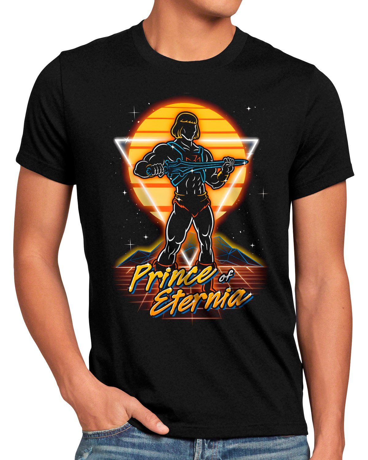 style3 Print-Shirt Herren T-Shirt Eternia Prince he-man skeletor masters of the universe