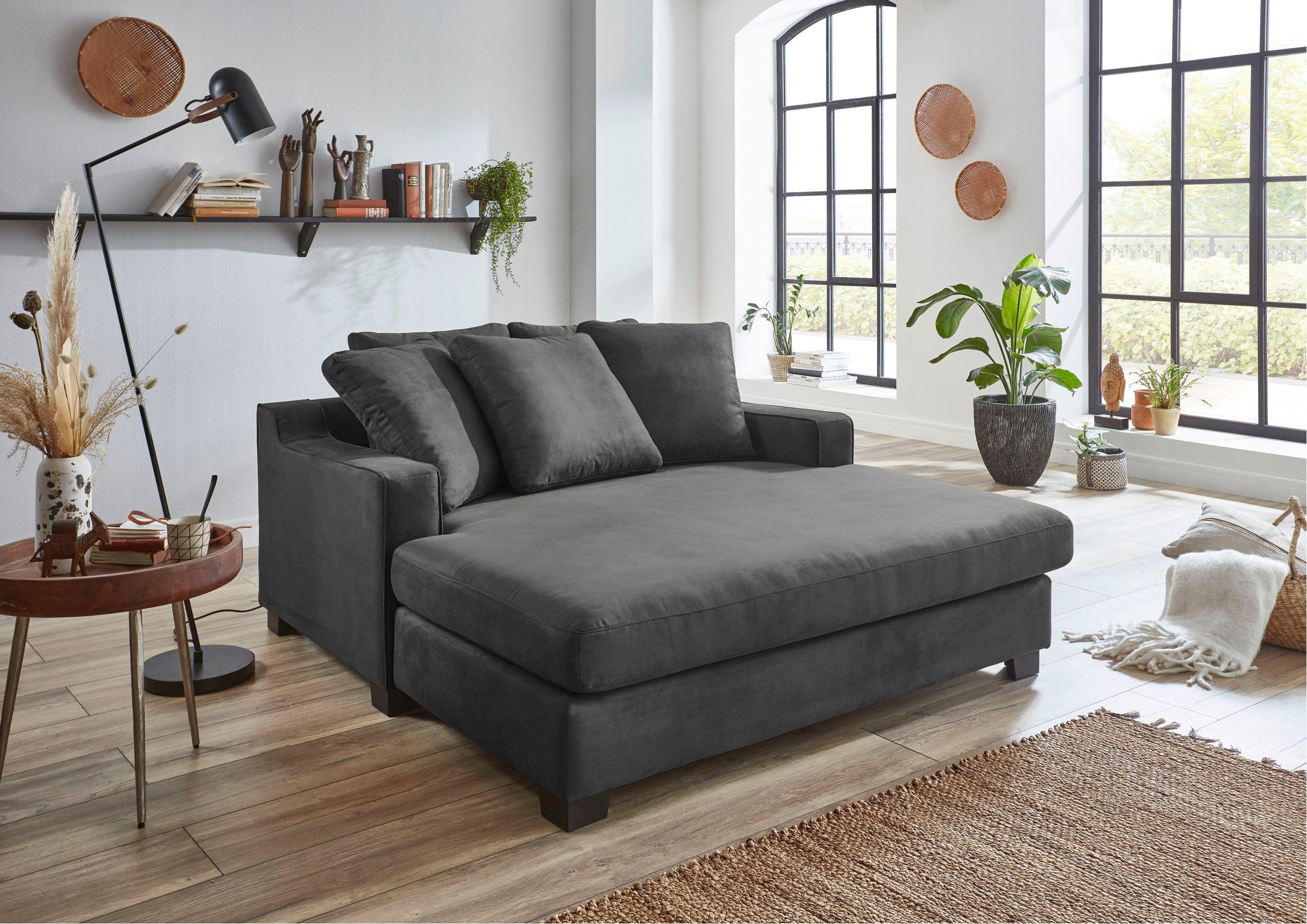 ATLANTIC home collection XXL-Sessel Nobel, Megasessel, Loveseat, inkl. 5 Rü günstig online kaufen