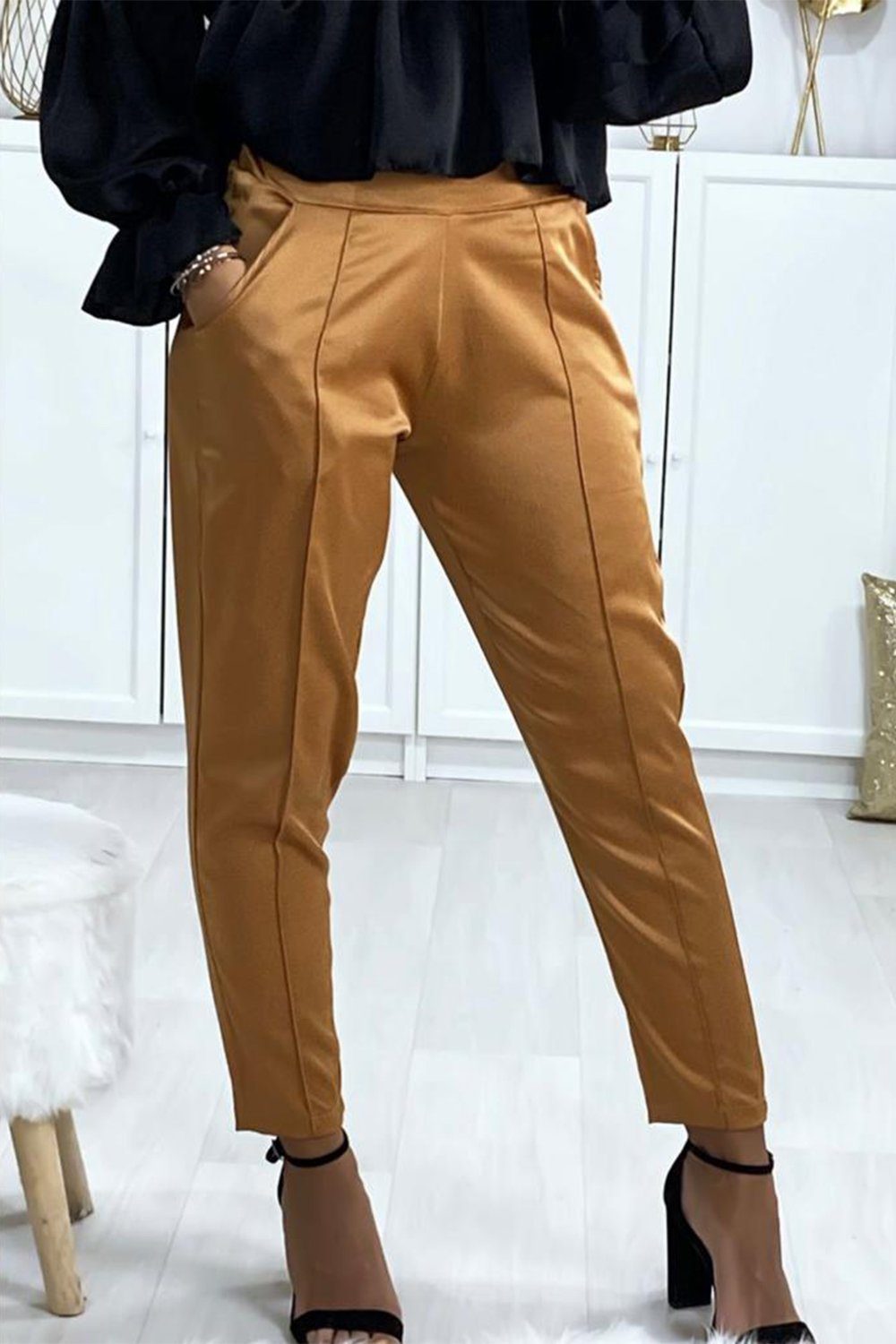 Egomaxx Stoffhose Poptrash Pants lockere Silk günstig online kaufen