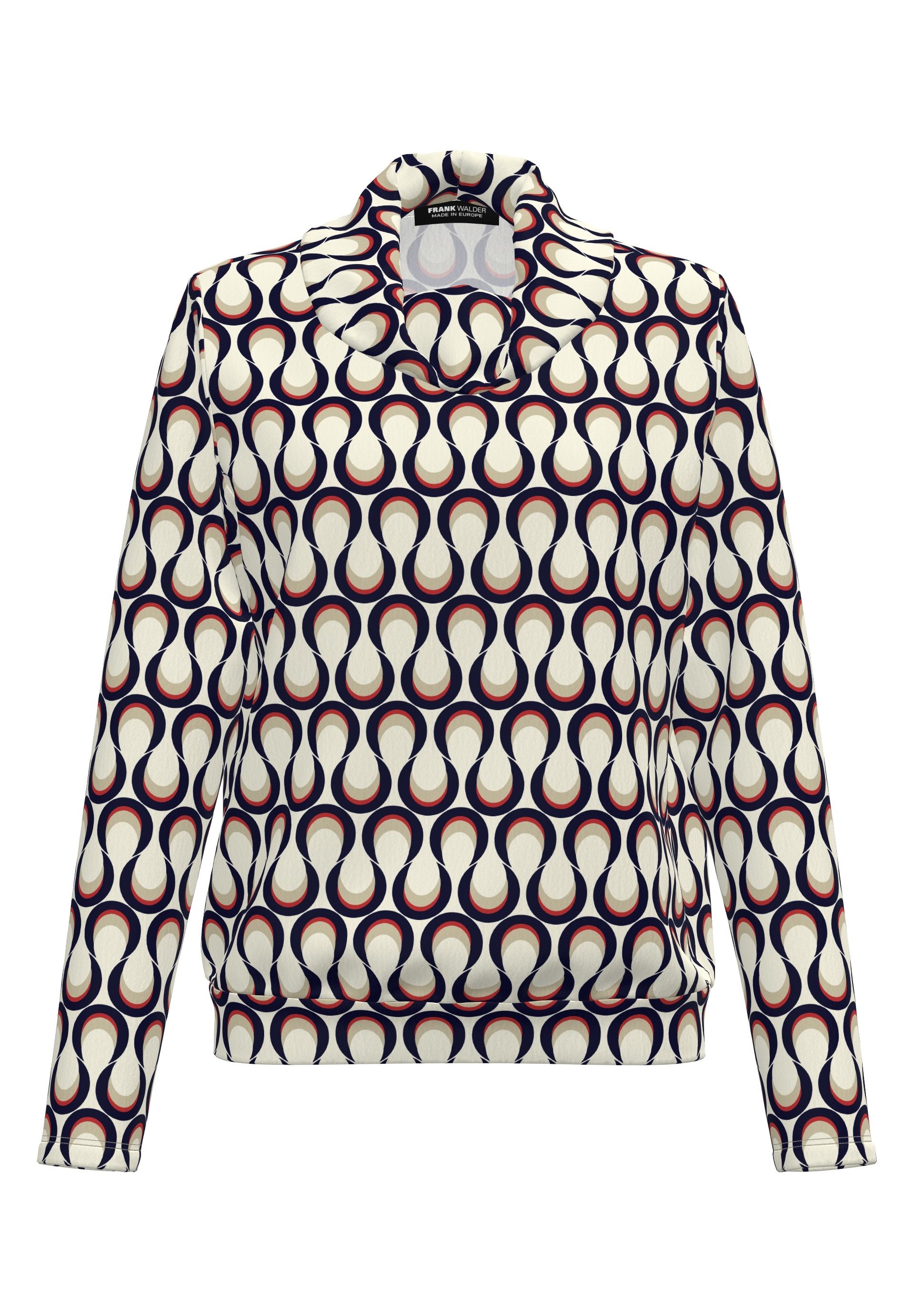 FRANK WALDER Langarmshirt mit locker fallendem Rollkragen günstig online kaufen