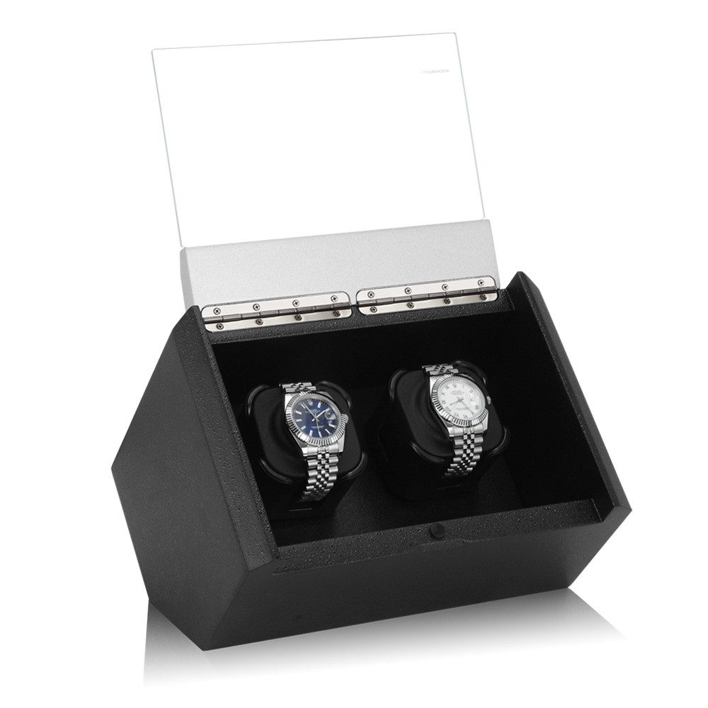 LUXWINDER Uhrenbeweger CARAT 2 Uhren, (Uhrenboxen, Uhrenkasten Uhrenbeweger 2 Uhen)