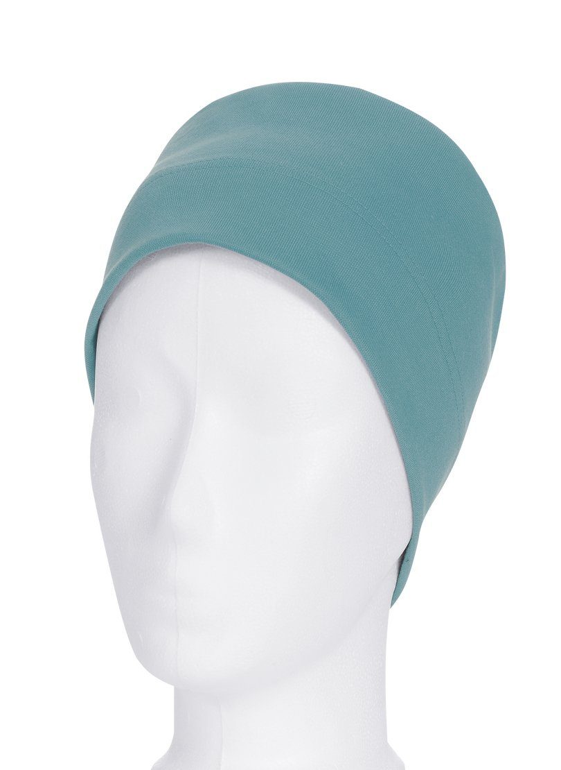 Versandhandel mit großer Produktauswahl Trigema Strickmütze TRIGEMA Soft-Cap seegras