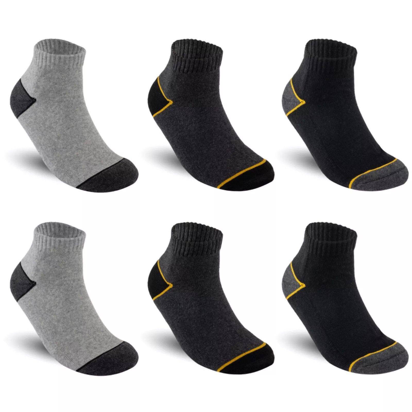 TEXEMP Arbeitssocken 3-12 Paar Sneaker Arbeitssocken WORK Dicke Herrensocken Baumwolle (Packung, 3-Paar, 3 Paar) Arbeitssocken als Kurzsocken