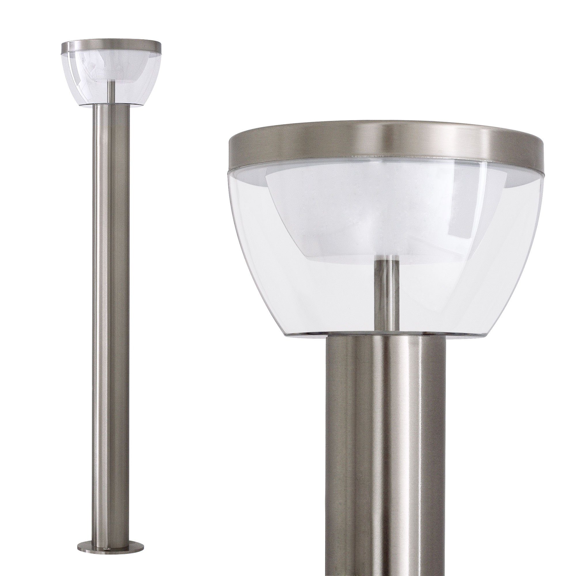 Maxkomfort Außen-Stehlampe 309-800, Ohne Bewegungsmelder, LED fest integriert, Warmweiß, Wegeleuchte