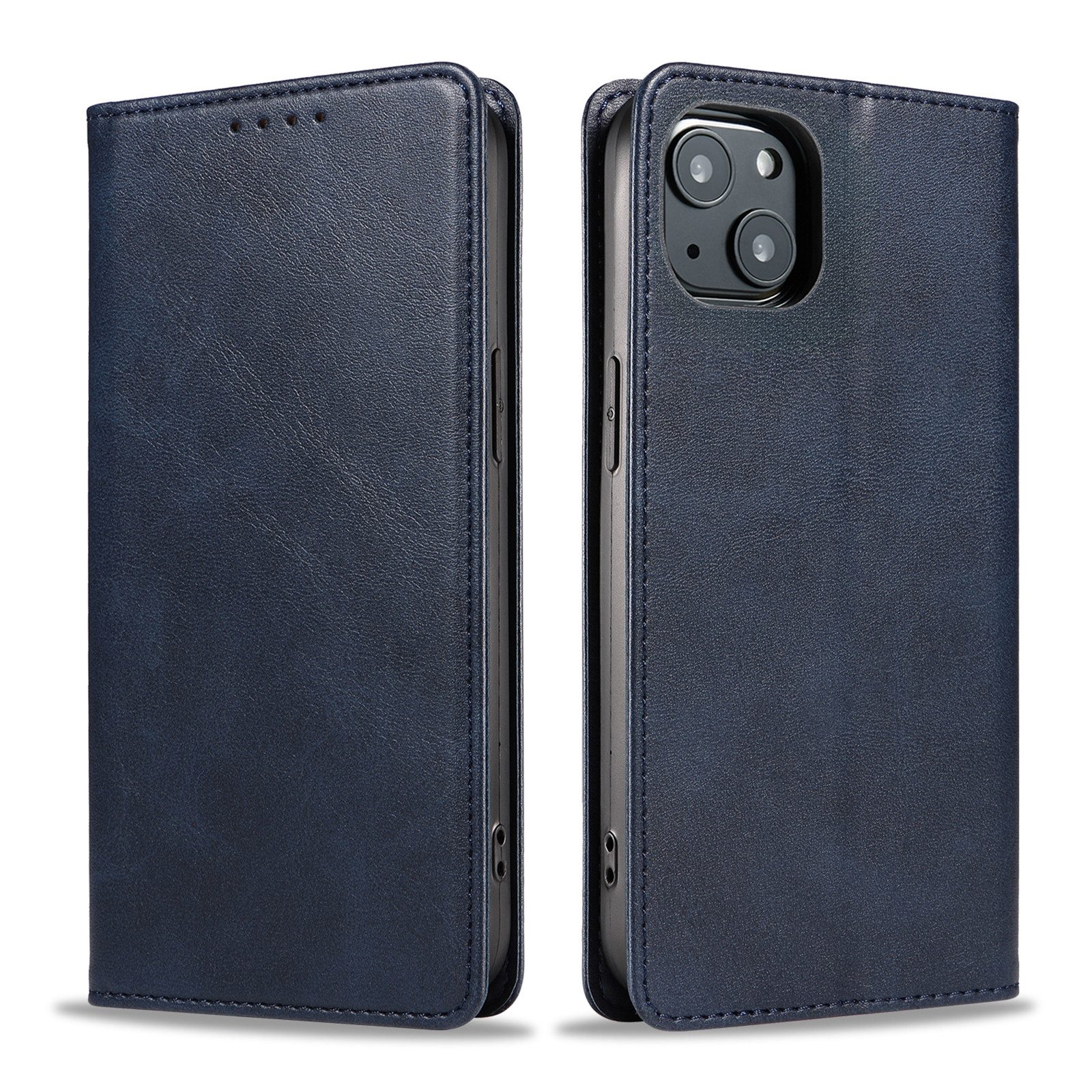Tec-Expert Handyhülle Tasche Hülle für Apple iPhone 13 6.1 Zoll, 6.1", Cover Klapphülle Case mit Kartenfach Fliphülle aufstellbar