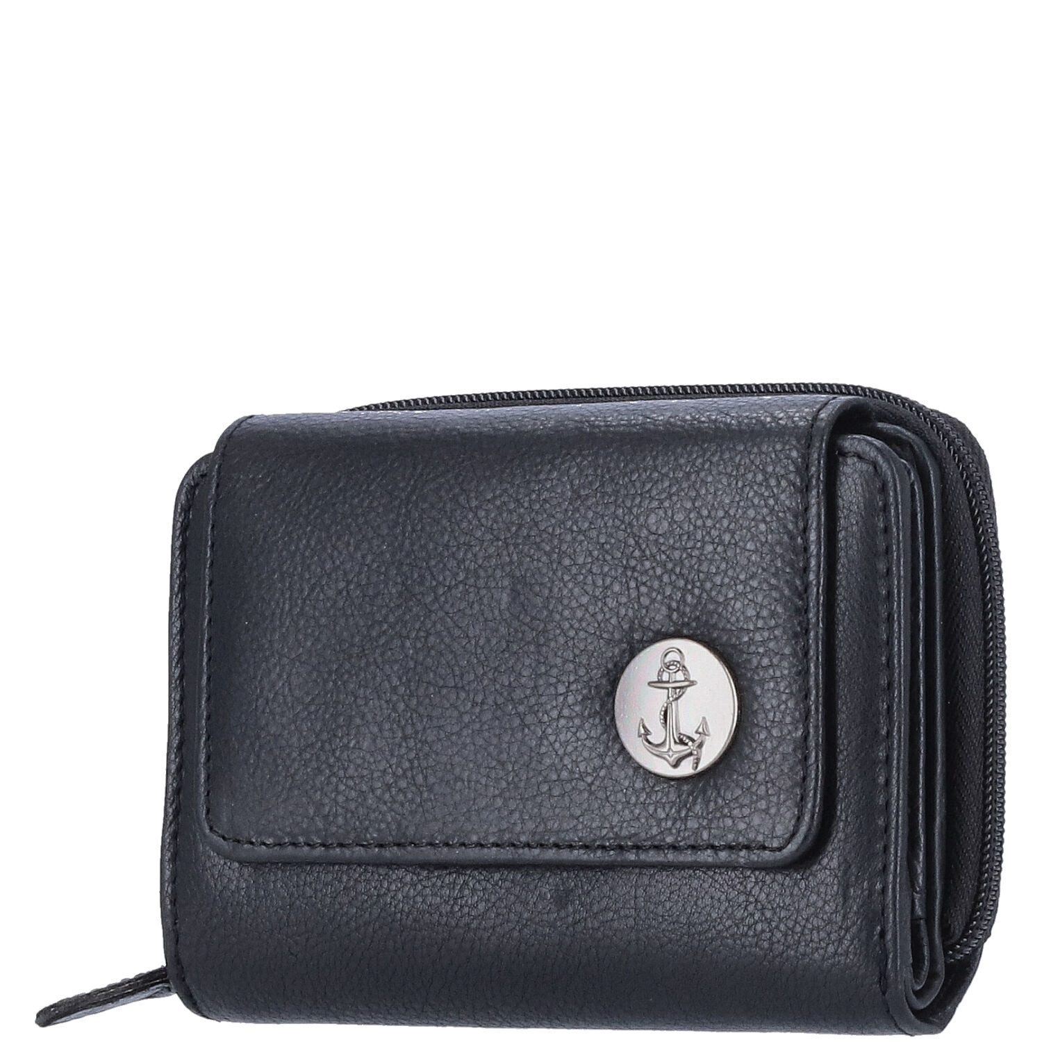 The Skandinavian Brand Geldbörse The Skandinavian Brand Damen Leder Geldbörse Maritime schwarz