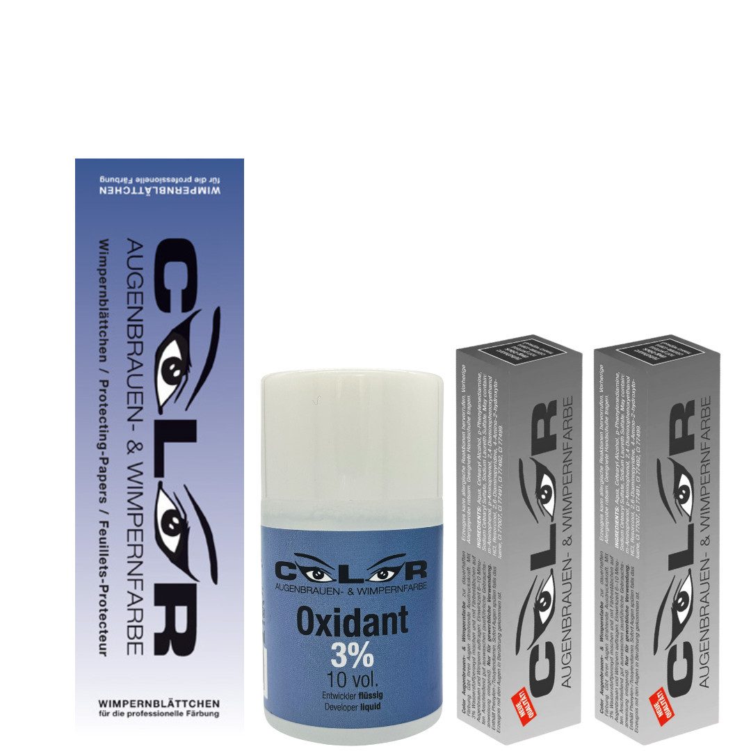Comair Germany Augenbrauenfarbe Color Augenbrauen- & Wimpernfarbe Set