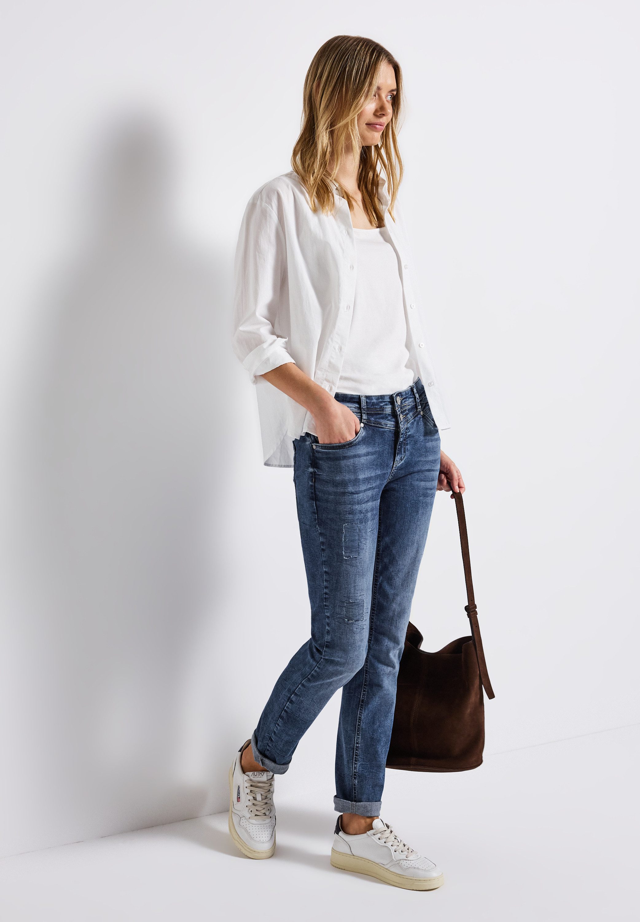 STREET ONE Regular-fit-Jeans Style Jane im Five-Pocket Style