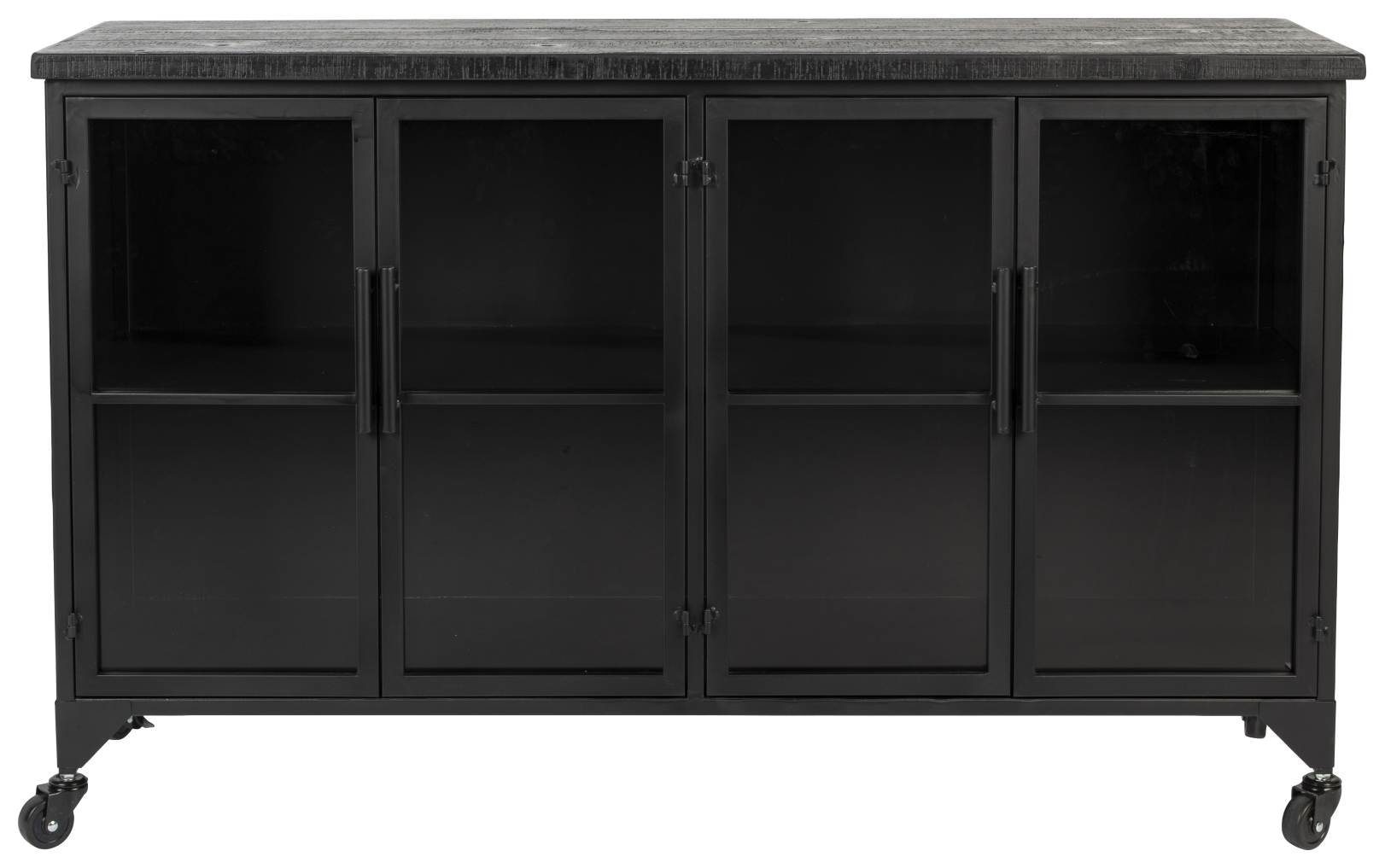 Trendmöbel24 Lowboard Vintage Vitrine Lowboard Kommode günstig online kaufen