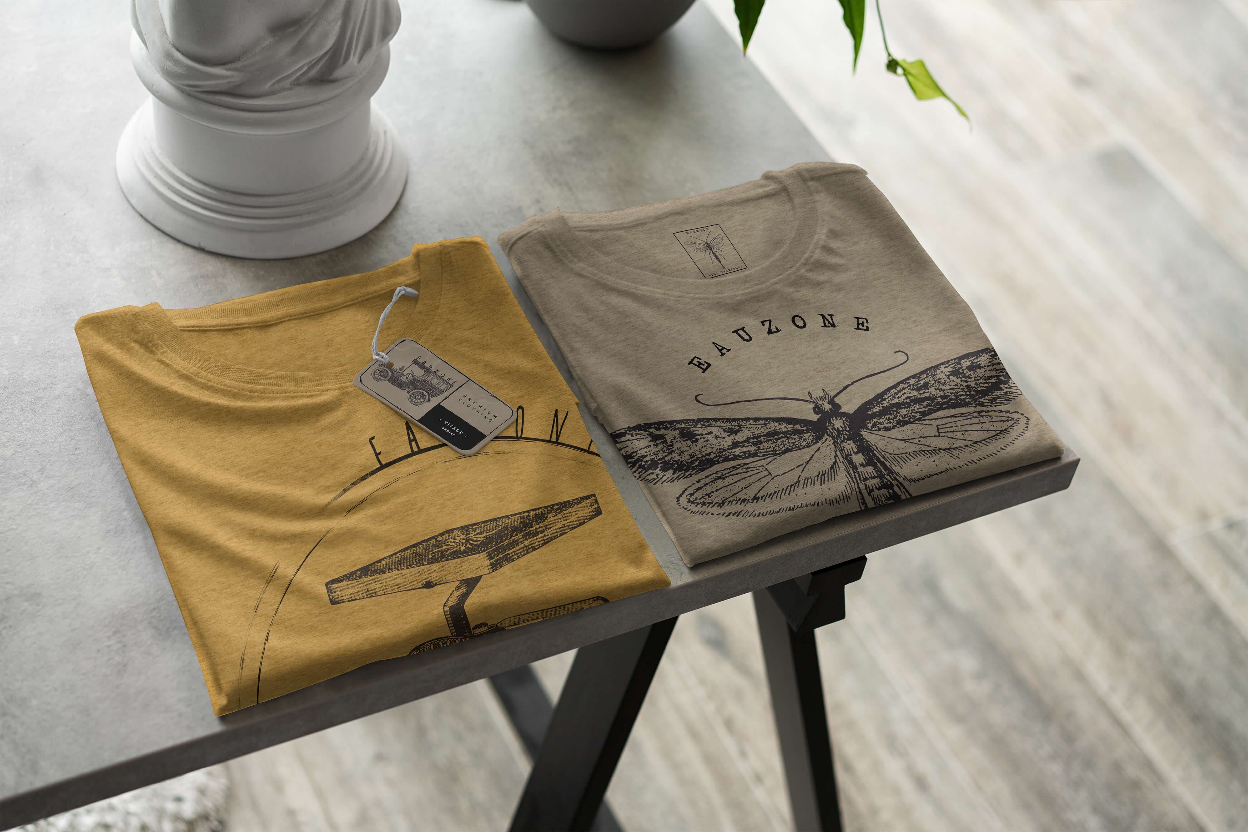 Sinus Art T-Shirt Vintage Herren T-Shirt Gold Küchenwaage Antique