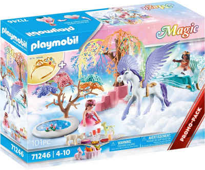 Playmobil® Konstruktions-Spielset Picknick mit Pegasuskutsche (71246), Magic, (101 St), Made in Germany