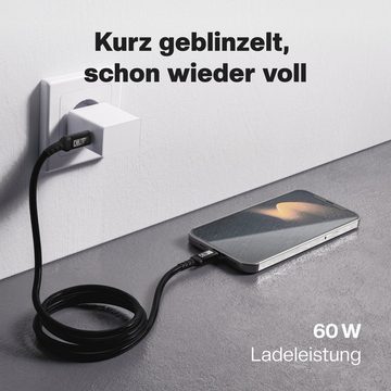 CABLETEX USB C zu Lightning Kabel für iPhone und iPad Ladekabel Lightningkabel, Lightning, USB-C (200 cm), MFi-Zertifizierung