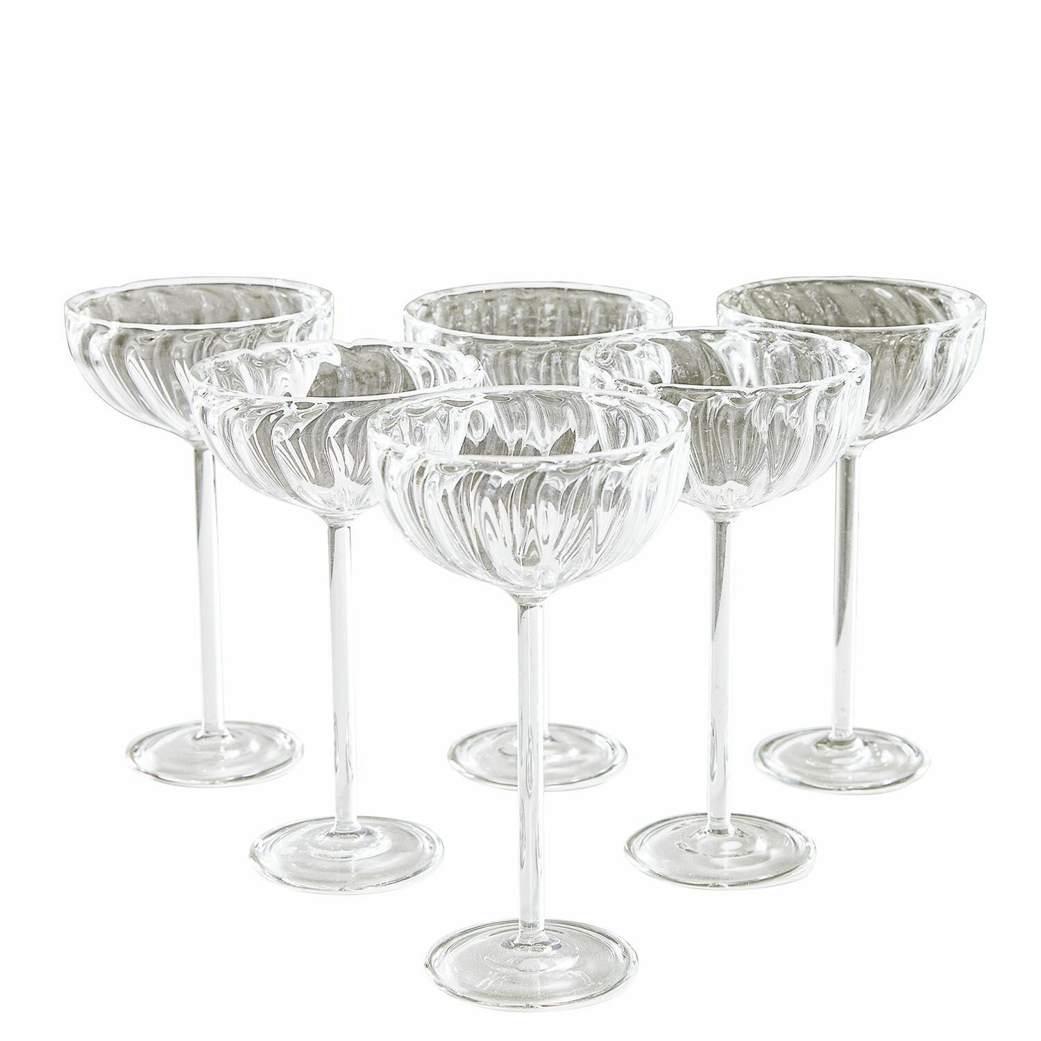 Mirabeau Glas Glas 6er Set Bavella klar, Glas