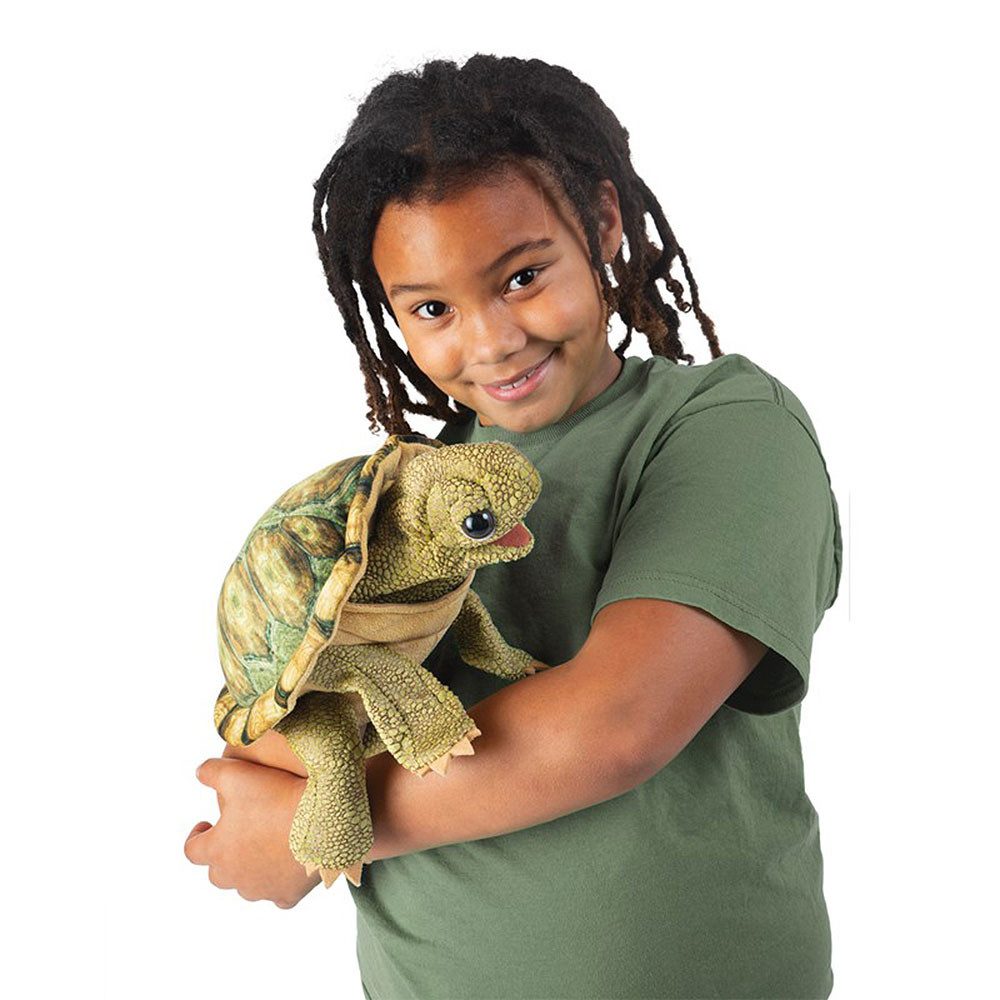 Folkmanis Handpuppen Handpuppe Folkmanis Handpuppe Schildkröte, stehend / Standing Tortoise 3156 3156 (Packung)