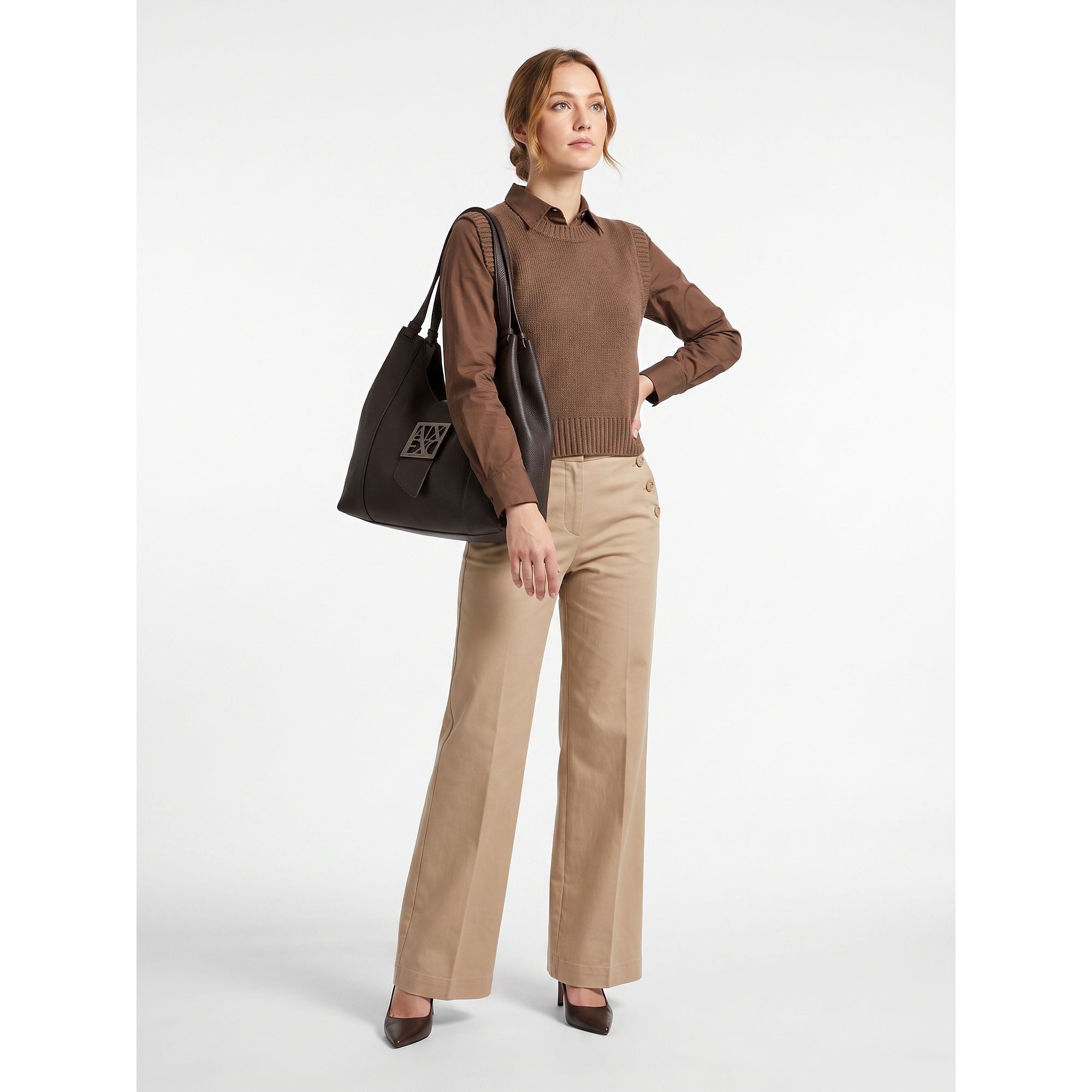ARMANI EXCHANGE Schultertasche Susy, Polyurethan