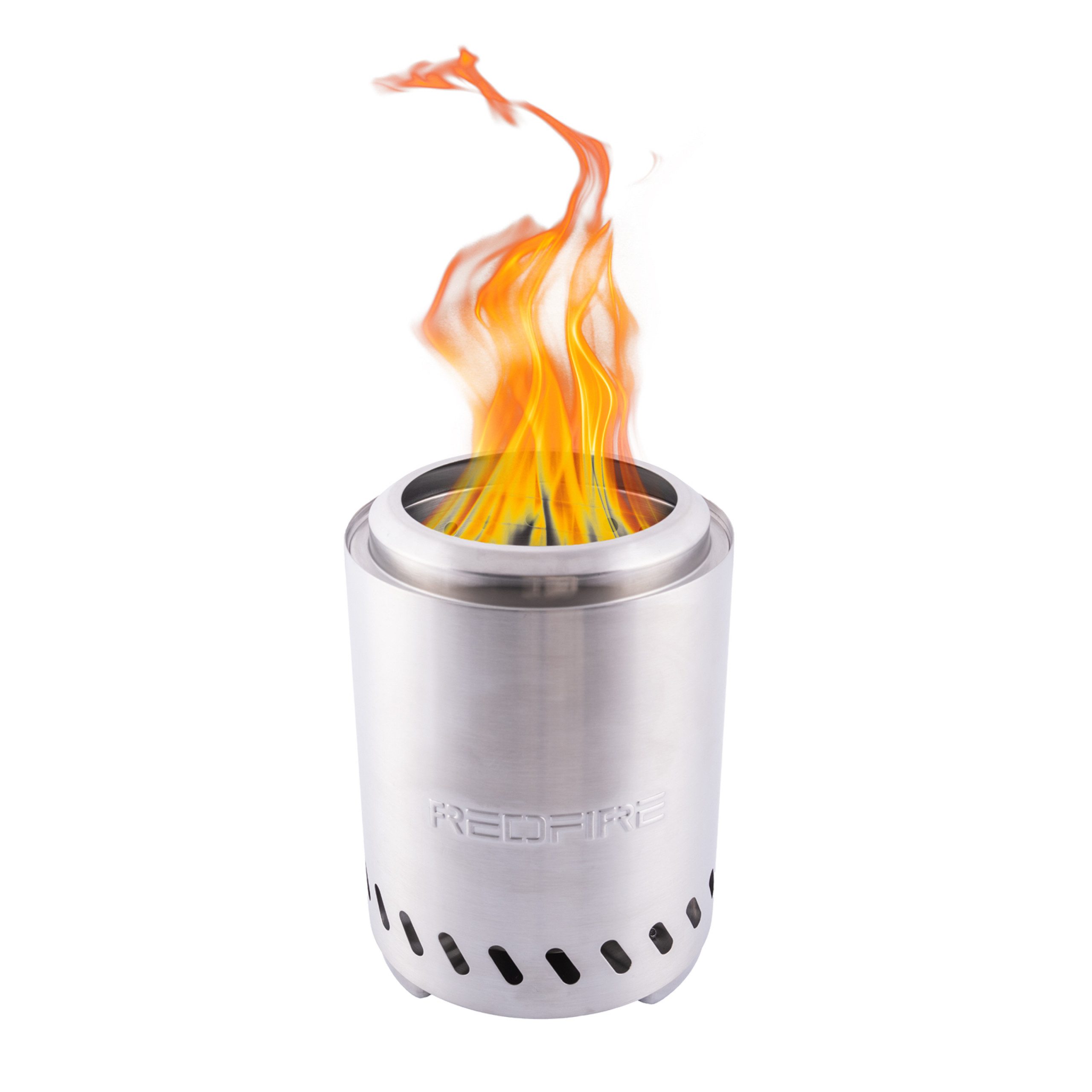 REDFIRE® Feuerstelle REDFIRE Volcano Medium steel Feuerkorb Feuerschale Terrassenfeuer