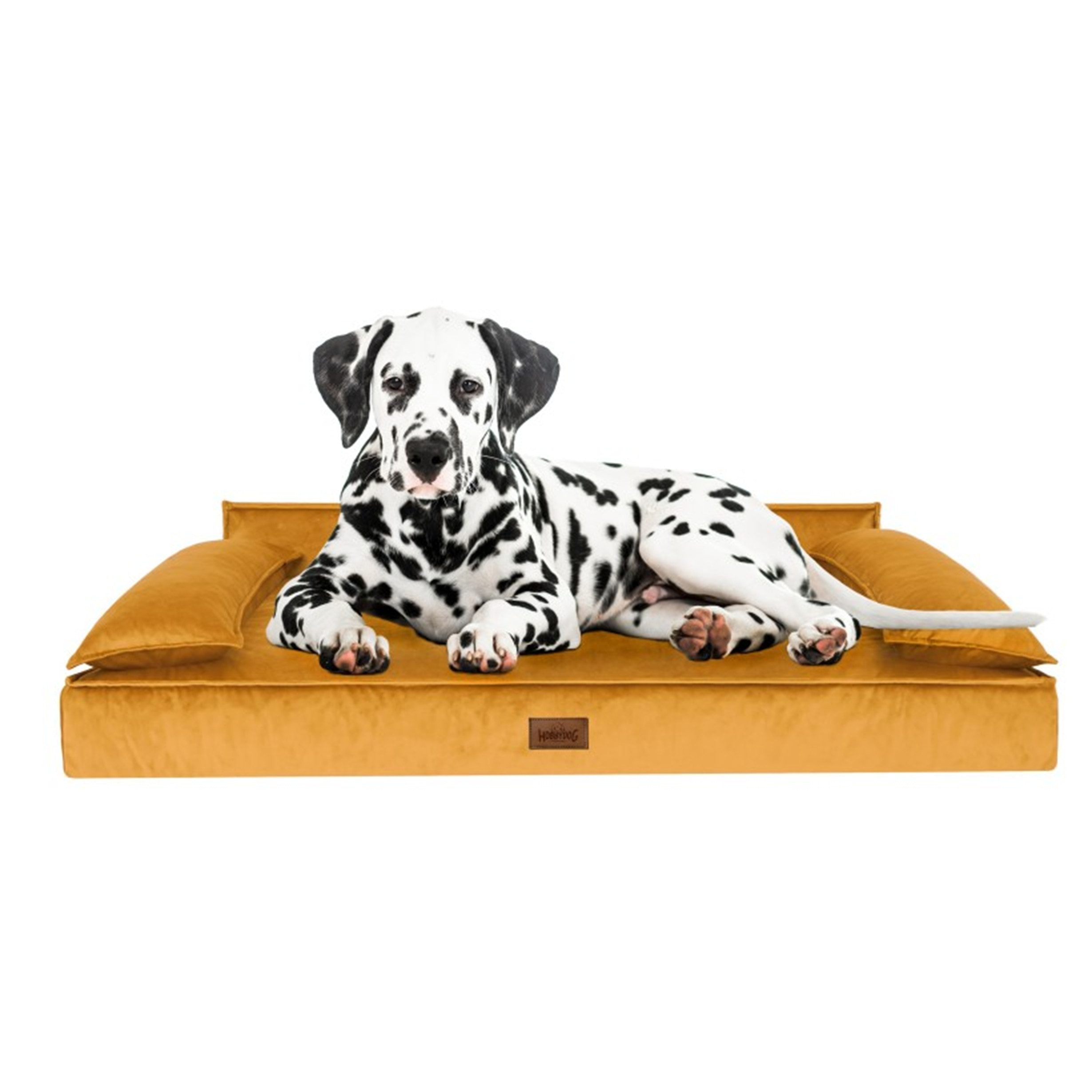 Hobbydog Tierbett HOBBYDOG Hundesofa Hundebett Velvet, ergonomisch, pflegeleicht, Velvet, dicke Polsterung, ergonomische Form, maschinenwaschbar bei 30°C