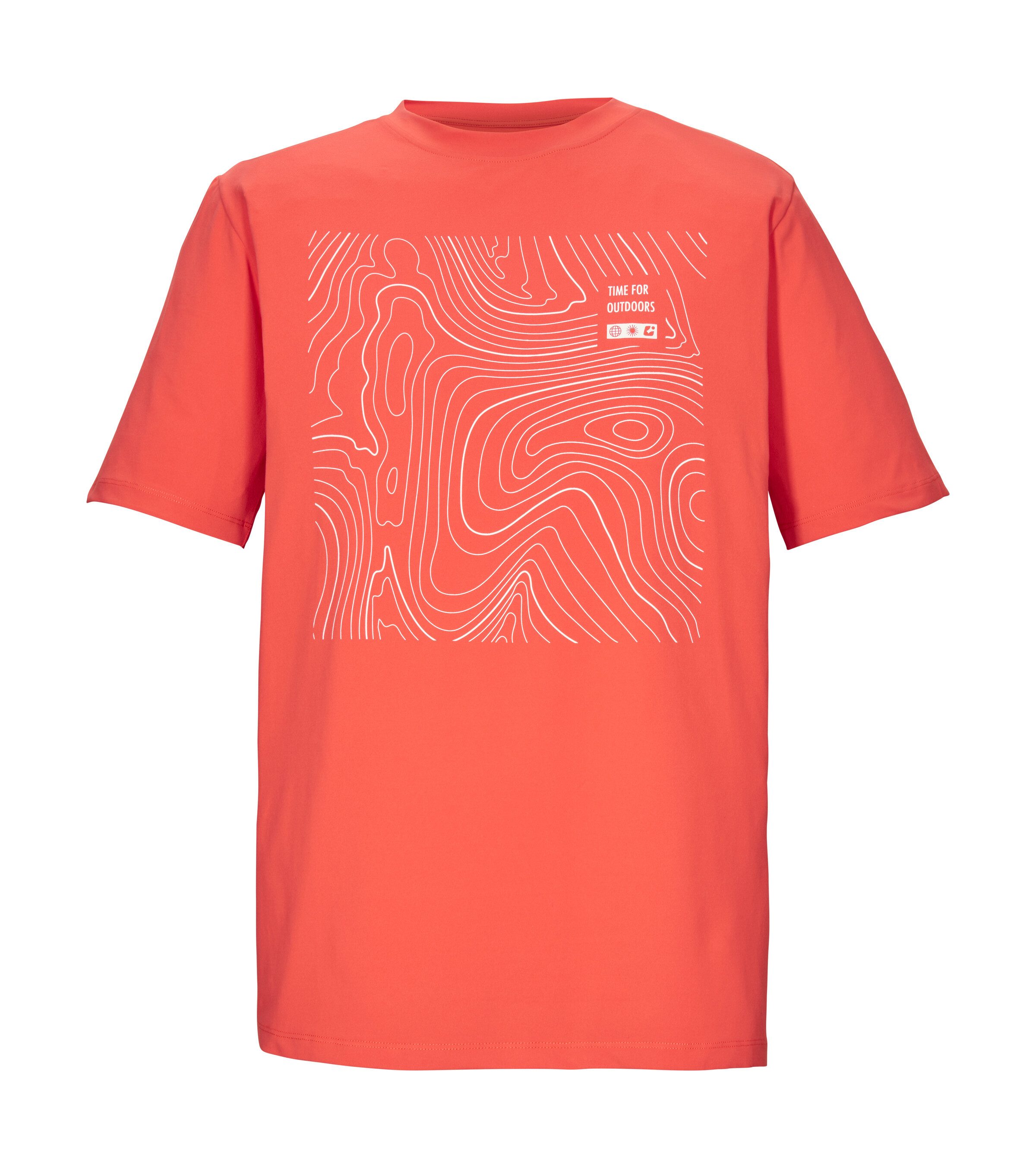 Killtec T-Shirt KOS 187 MN TSHRT Leichtes, atmungsaktives Herren T-Shirt mit Stretch und Print