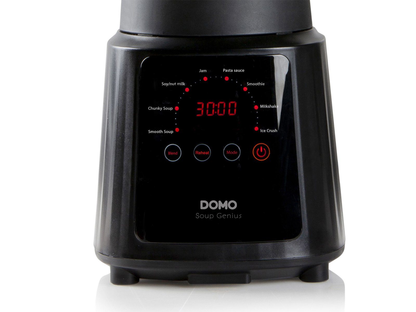 Domo Multikocher, 900 Blender W, Suppen-Kocher Digitaler & für Marmeladen Mixer Smoothiemaker
