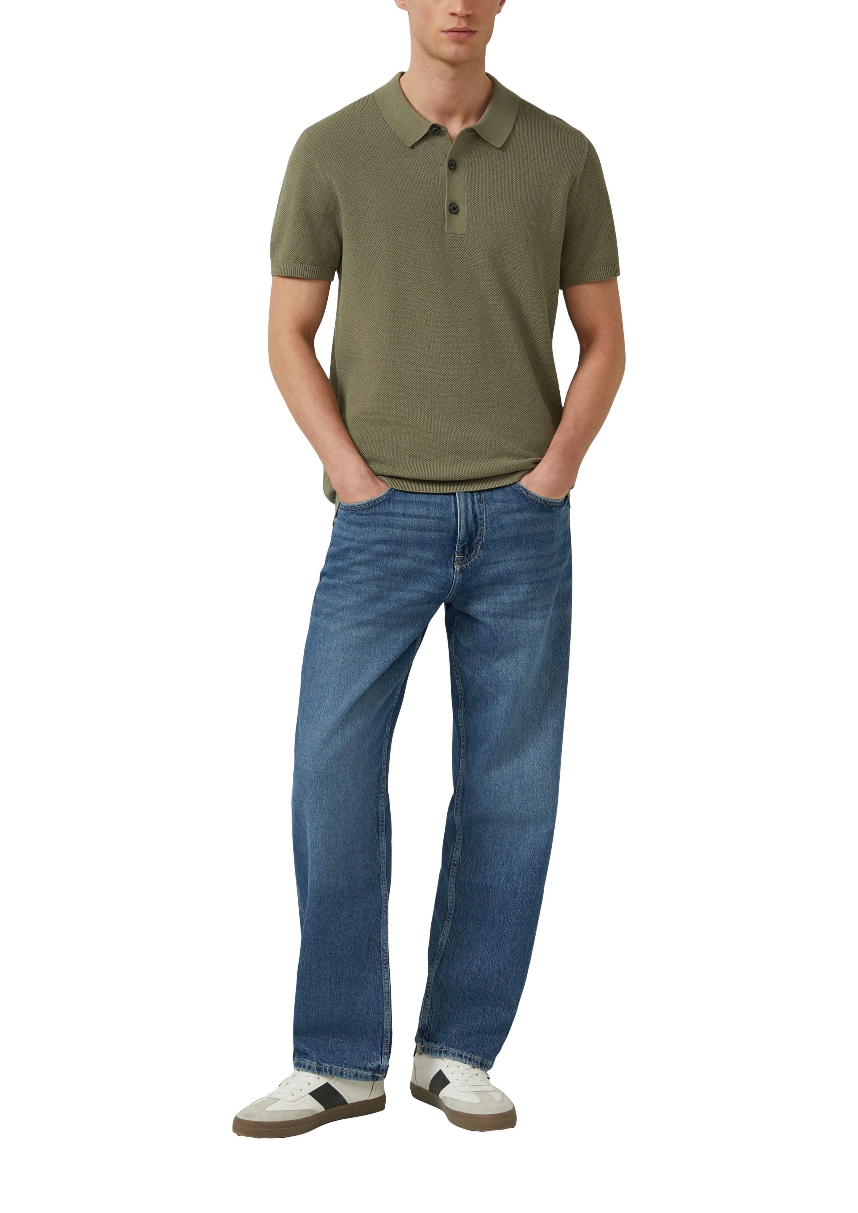 s.Oliver Polokragenpullover mit Rippbündchen