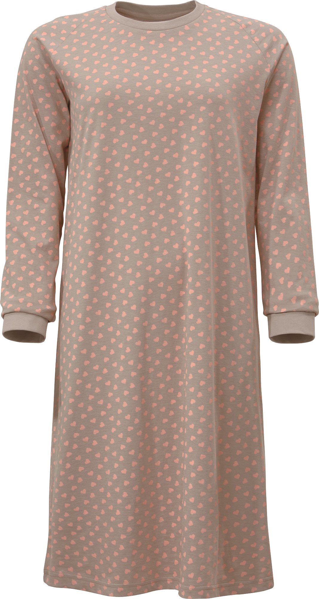 REDBEST Nachthemd Damen-Nachthemd Single-Jersey gemustert