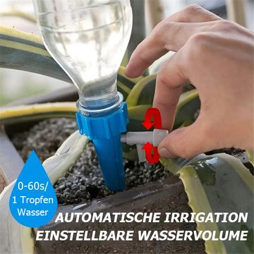 RefinedFlare Bewässerungssystem 10er-Pack automatisches Bewässerungsnagel-regulierbares Steuerventil, Wechseln Sie zur automatischen Bewässerung Ihrer Pflanzen!