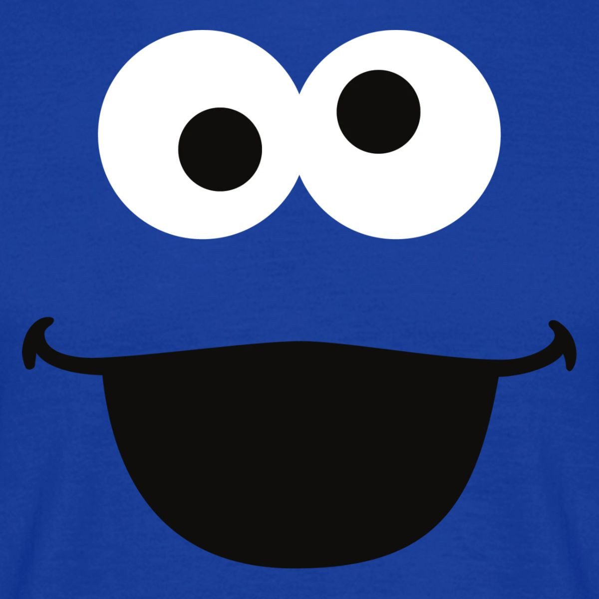 Spreadshirt T-Shirt Sesamstraße Krümelmonster Karneval Männer T-Shirt (1-tlg)
