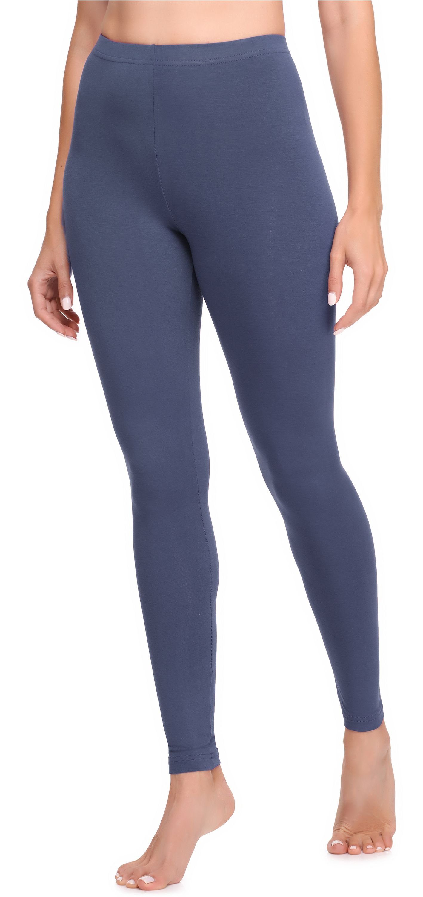 Ladeheid Leggings Damen Lange Hosen aus Baumwolle LA40-133 (1-tlg) bequem, elastischer Bund. Reduzierter Preis € 16,99. Unverbindliche Preisempfehlung € 24,99