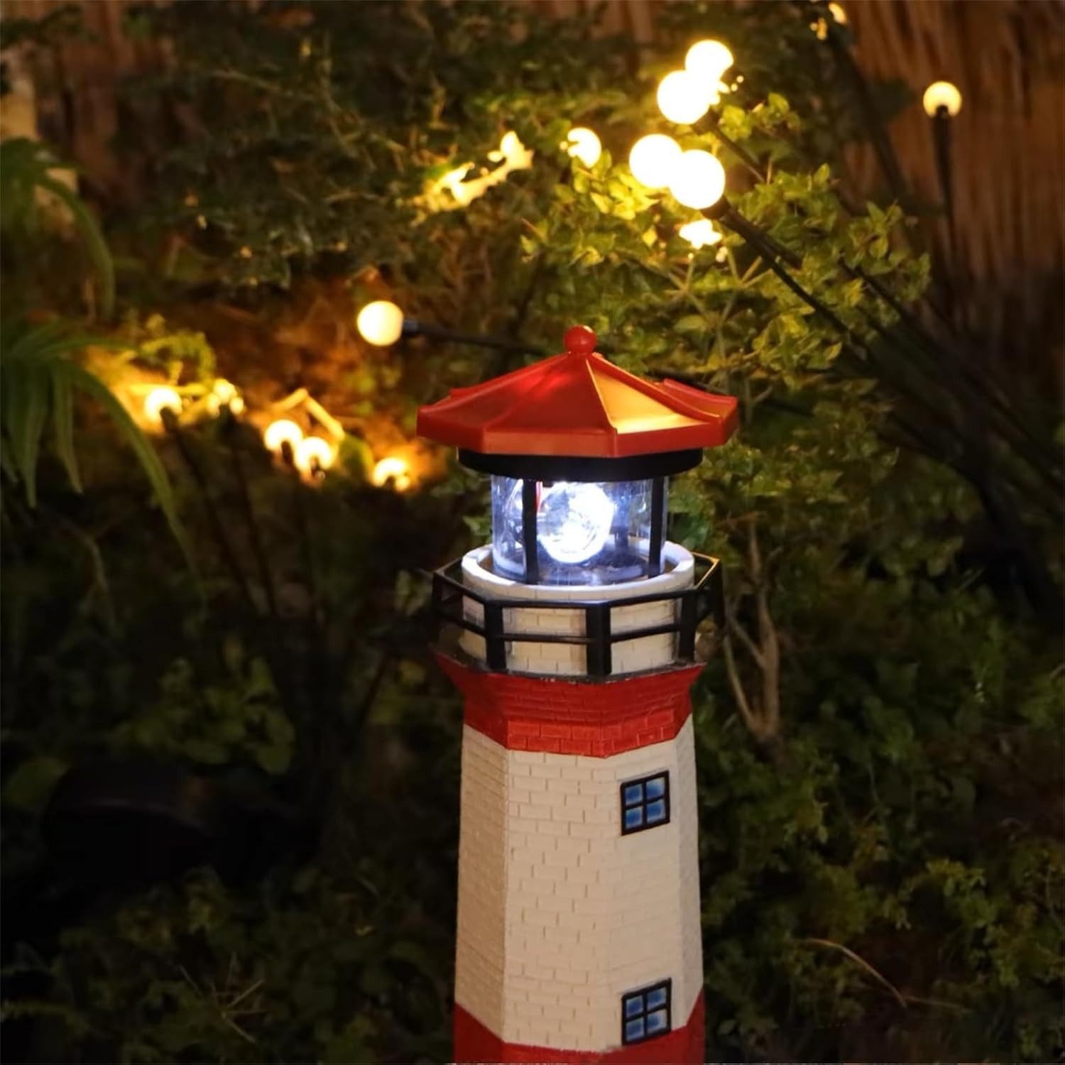 BlingBin Gartenleuchte LED Solar Leuchtturm Gartendeko günstig online kaufen