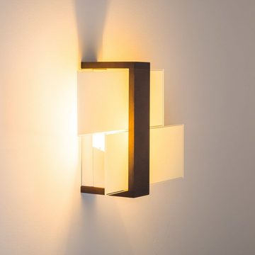 hofstein Wandleuchte Design Wandleuchte Flur Leuchten Holz Schlaf Wohn Zimmer Lampen Made