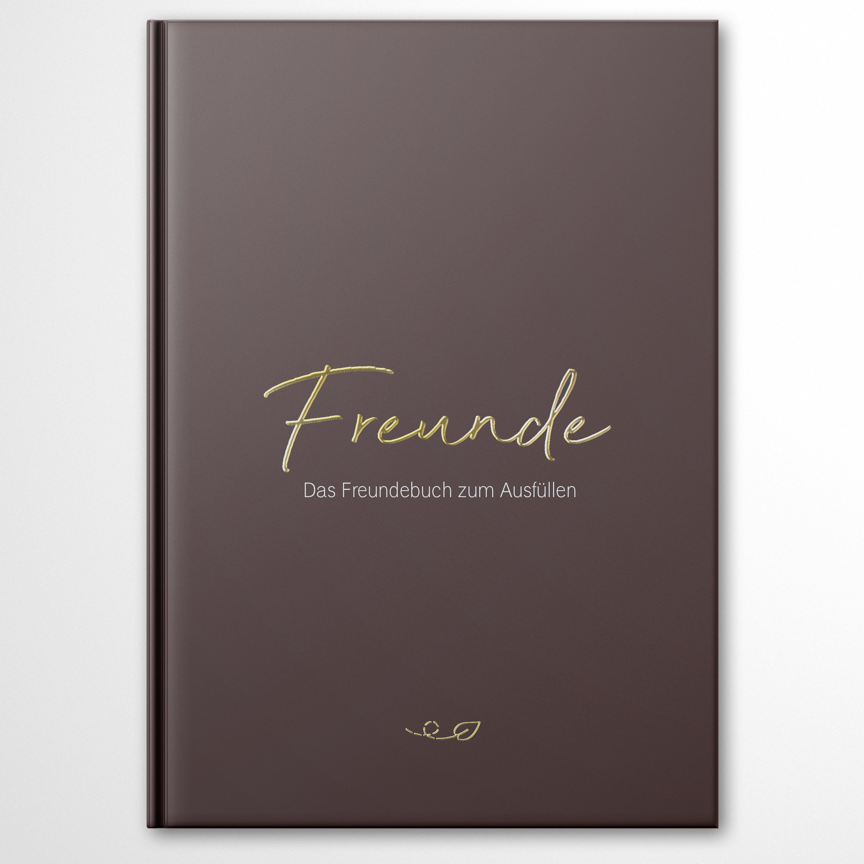 LEAF & GOLD Freundebuch Freundebuch für Erwachsene