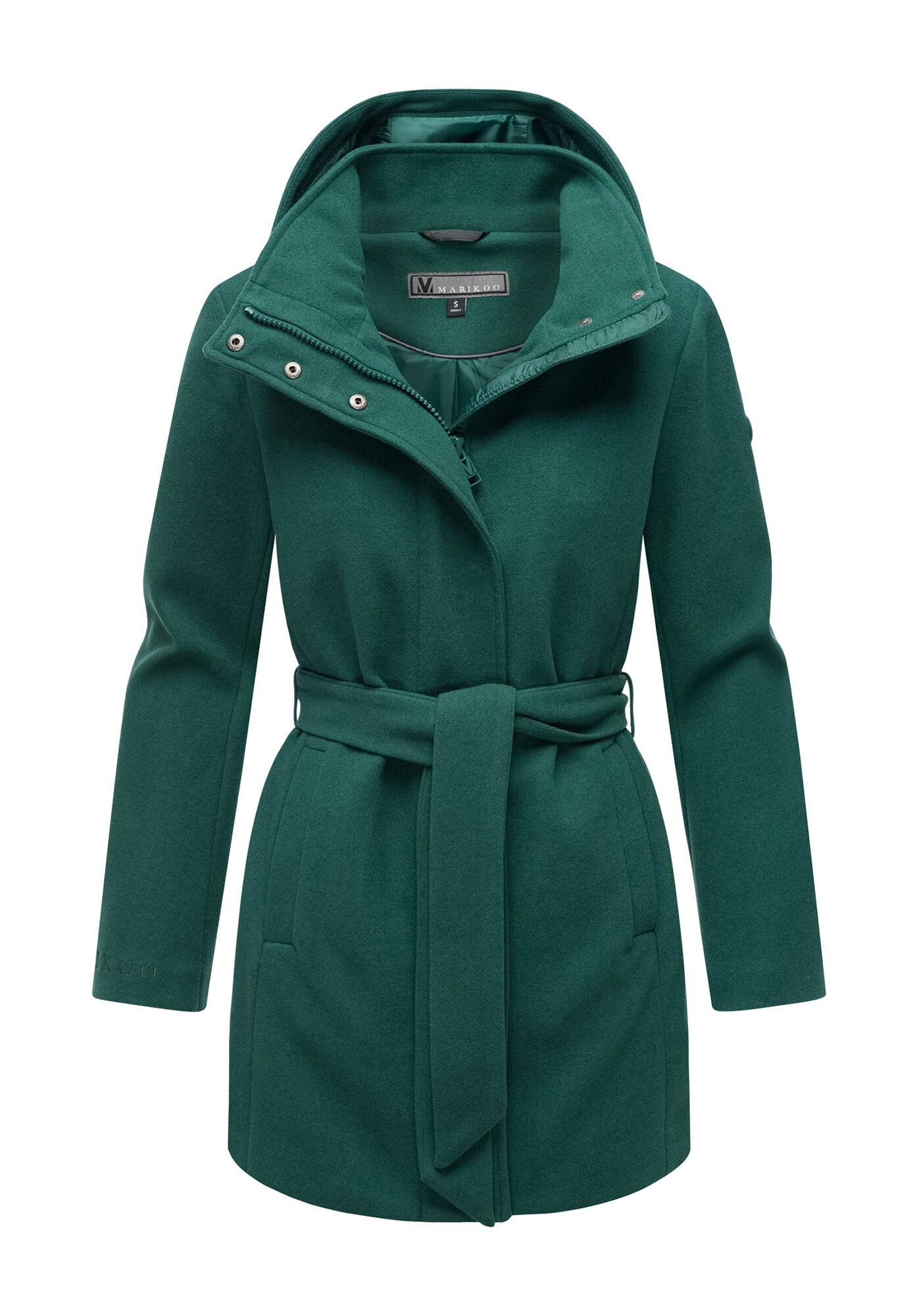 Marikoo Kurzmantel Katalinaa Eleganter Wickel Mantel günstig online kaufen
