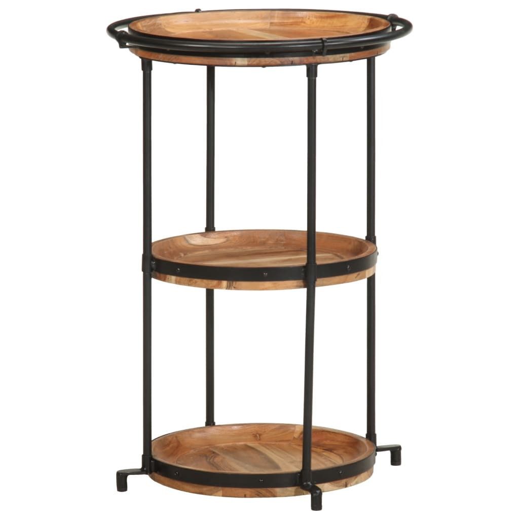 vidaXL Beistelltisch Beistelltisch Ø55x83 cm Massivholz günstig online kaufen