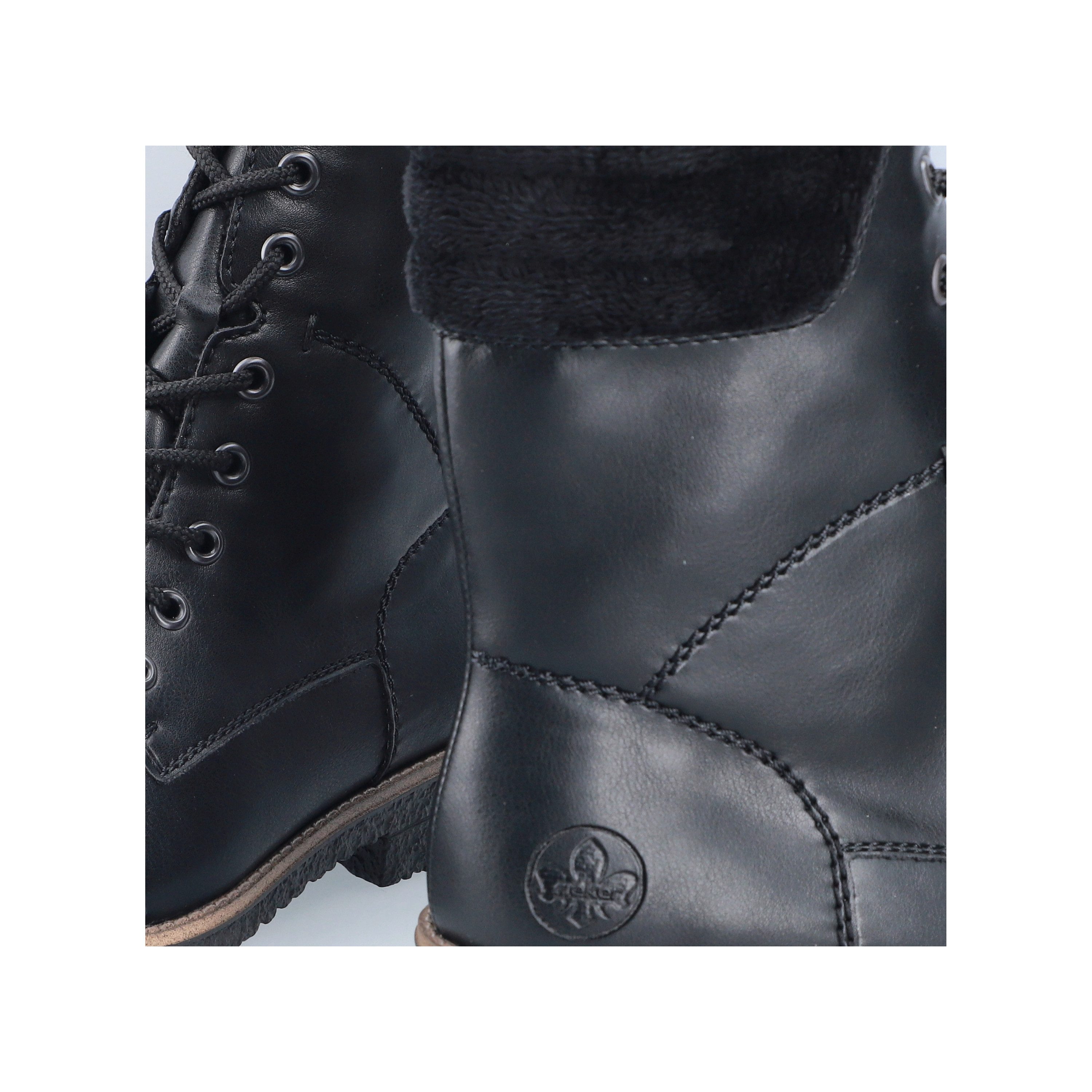 Rieker Schnürstiefelette Schnürboots, Herbstboots mit gepolstertem Schaftra günstig online kaufen