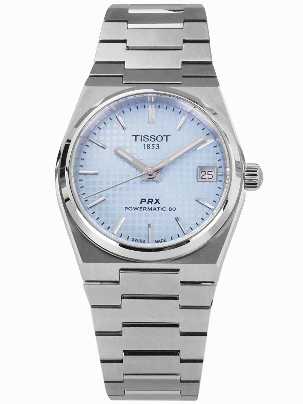 Tissot Automatikuhr schweizer Damen Uhr 35 mm Ø T1372071135100 PRX Powermatic 80, 80 Std. Gangreserve
