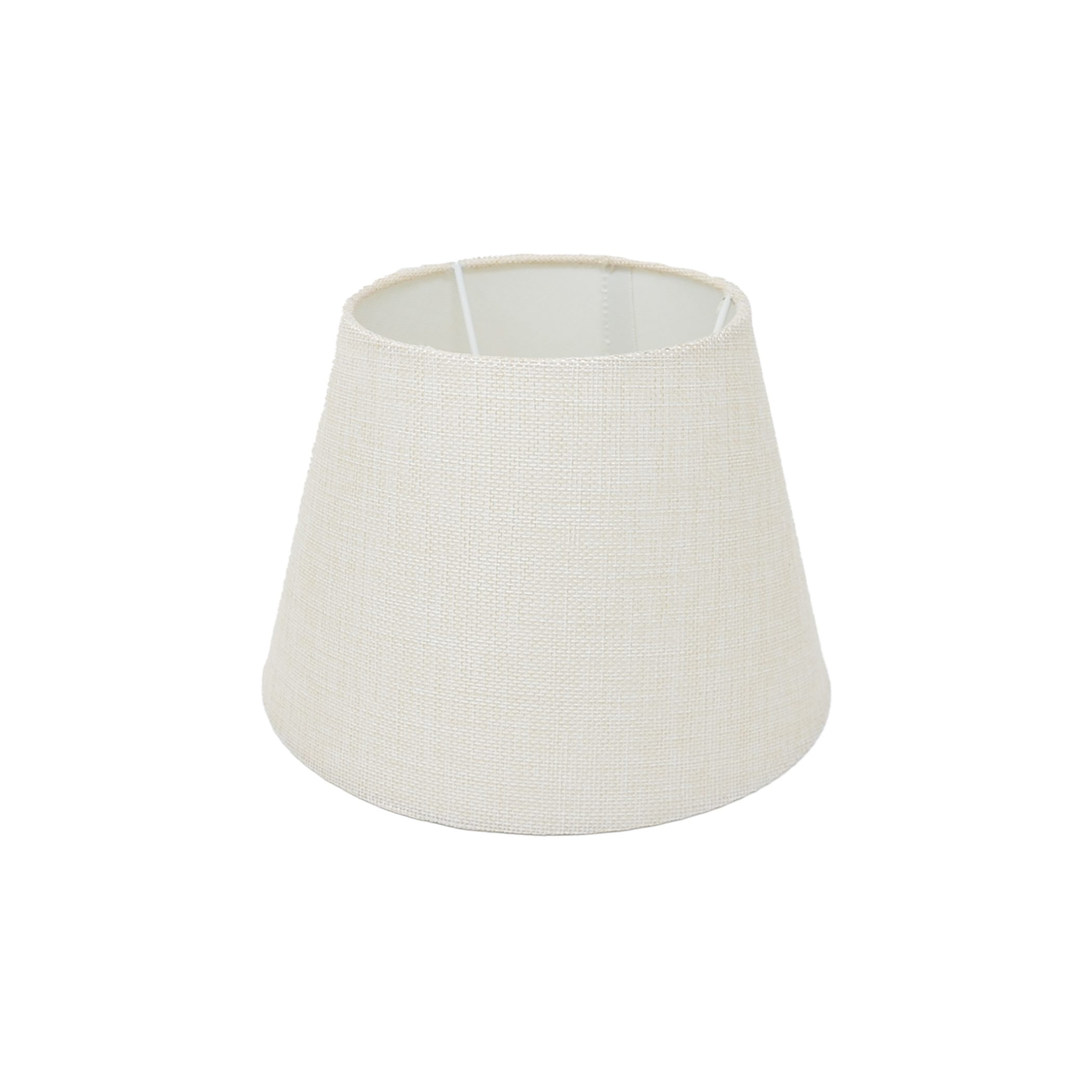 B&S Lampenschirm Lampenschirm Stofflampenschirm rund für E14/E27 Fassung H 16 x Ø 20 cm