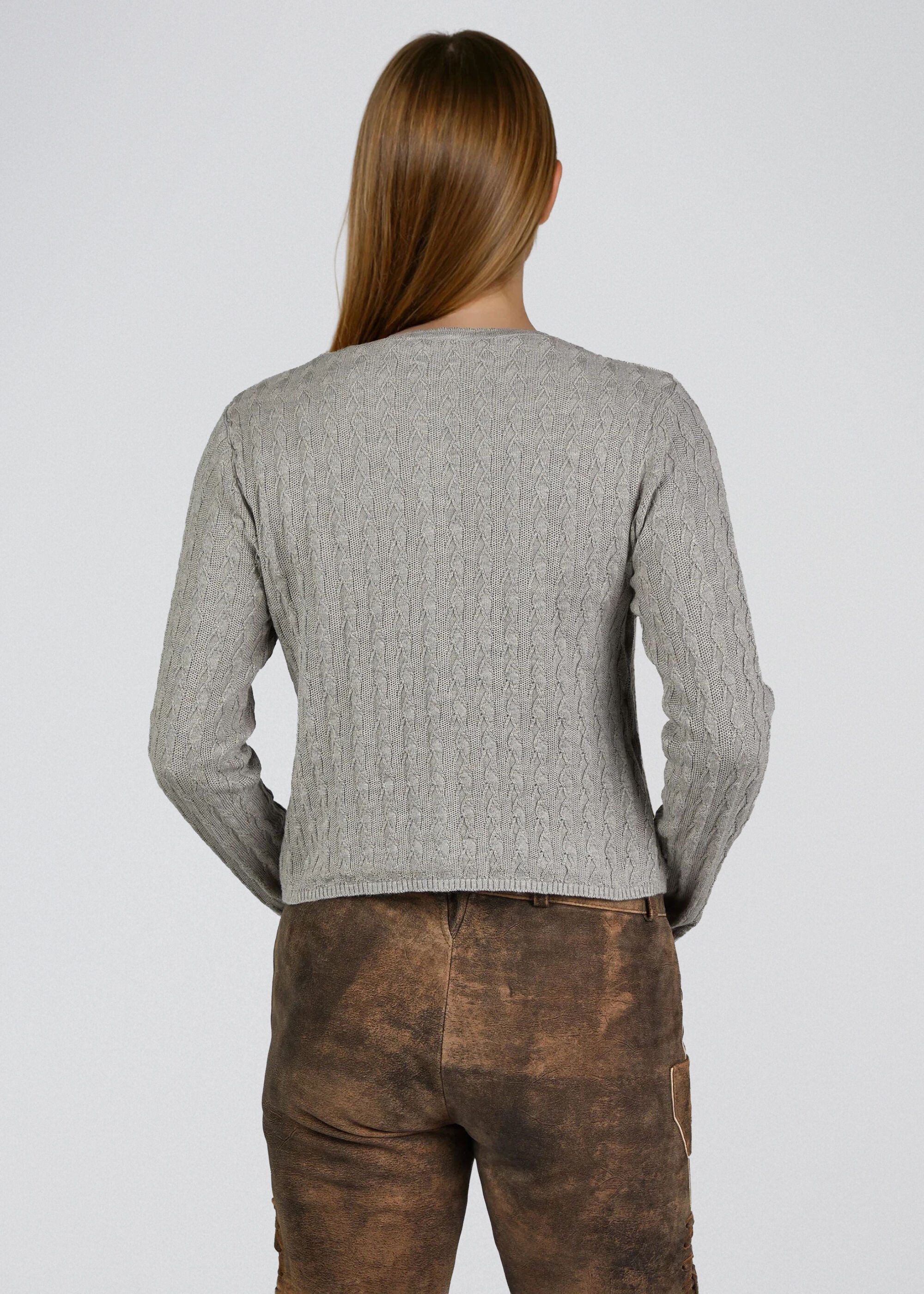 Spieth & Wensky Trachtenstrickjacke Hummeltal (1-tlg) mit klassischem Zopfmuster