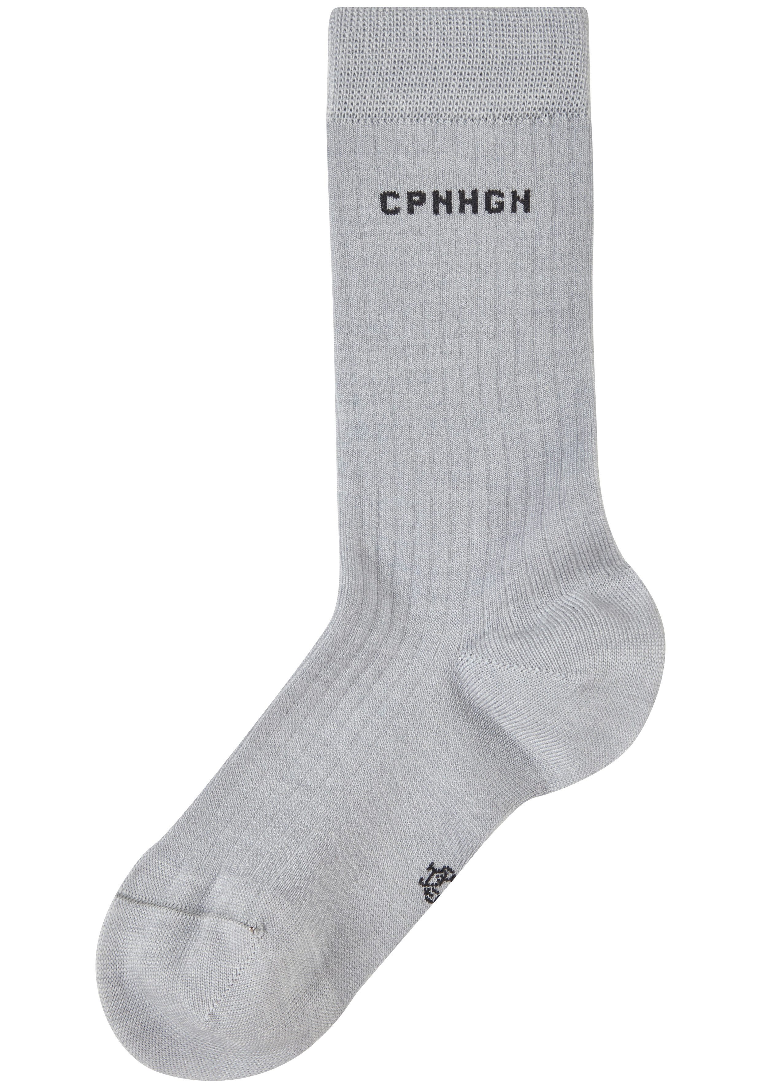 Copenhagen Studios Basicsocken (Packung, 2-Paar) gerippt, mit wärmender Wolle