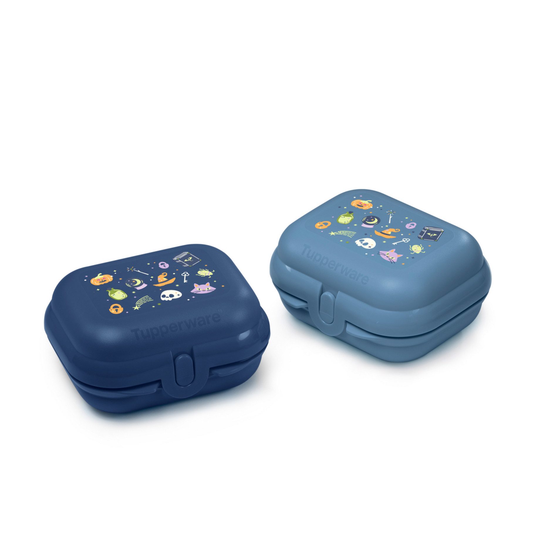 TUPPERWARE Vorratsdose Tupperware Mini Twin Halloween 2er Set, Bonboniere, Schüttdose