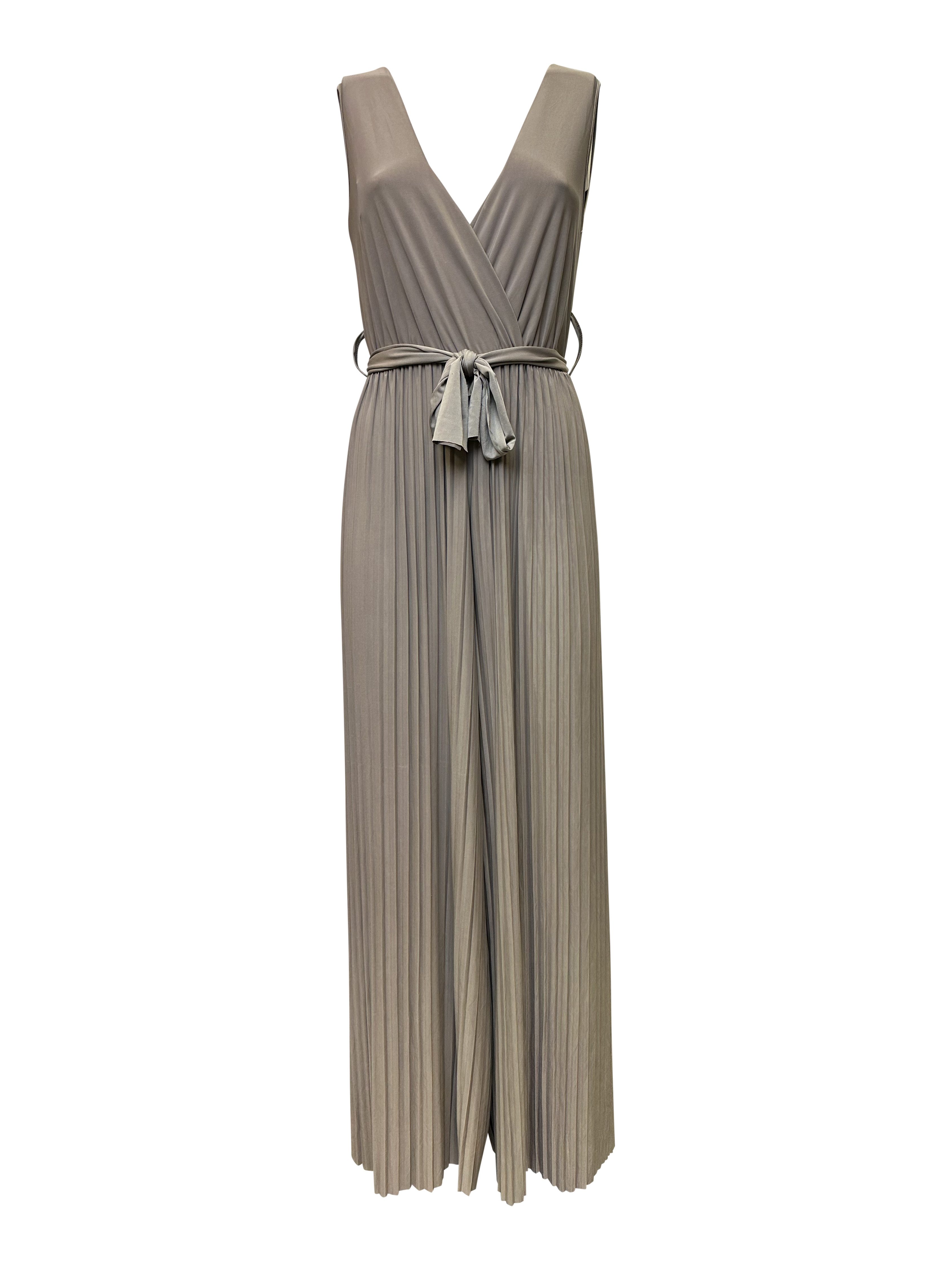 Worldclassca Jumpsuit Worldclassca Jumpsuit Pleated Overalls mit Gürtel Ärmellos Sommer – Bild 2 von 3