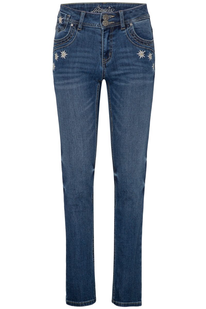 Hangowear Trachtenjeans Trachtenjeans Damen - XANTHIA - denim