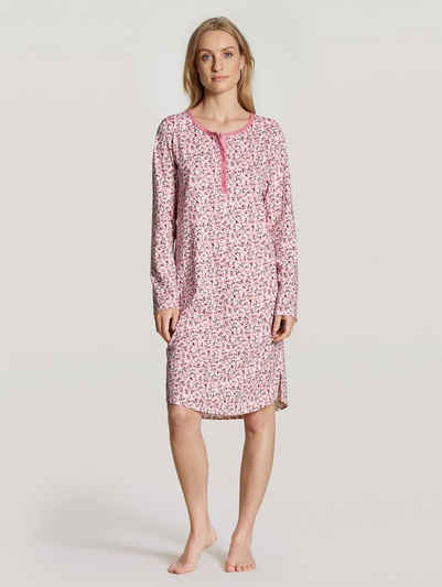 CALIDA Nachthemd Calida Langarm Nachthemd 37156 rosa (1 Stück, 1-tlg., 1 Stück)