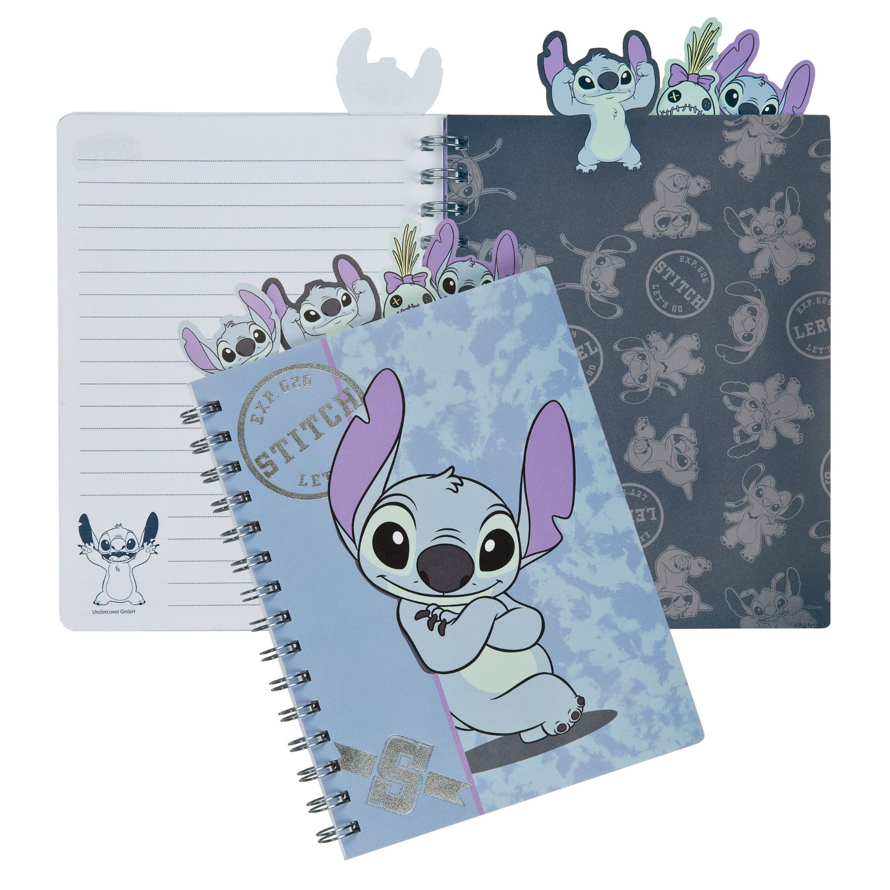 Disney Notizheft Stitch Notizbuch blau Journal Schreibheft für Notizen Schule Büro