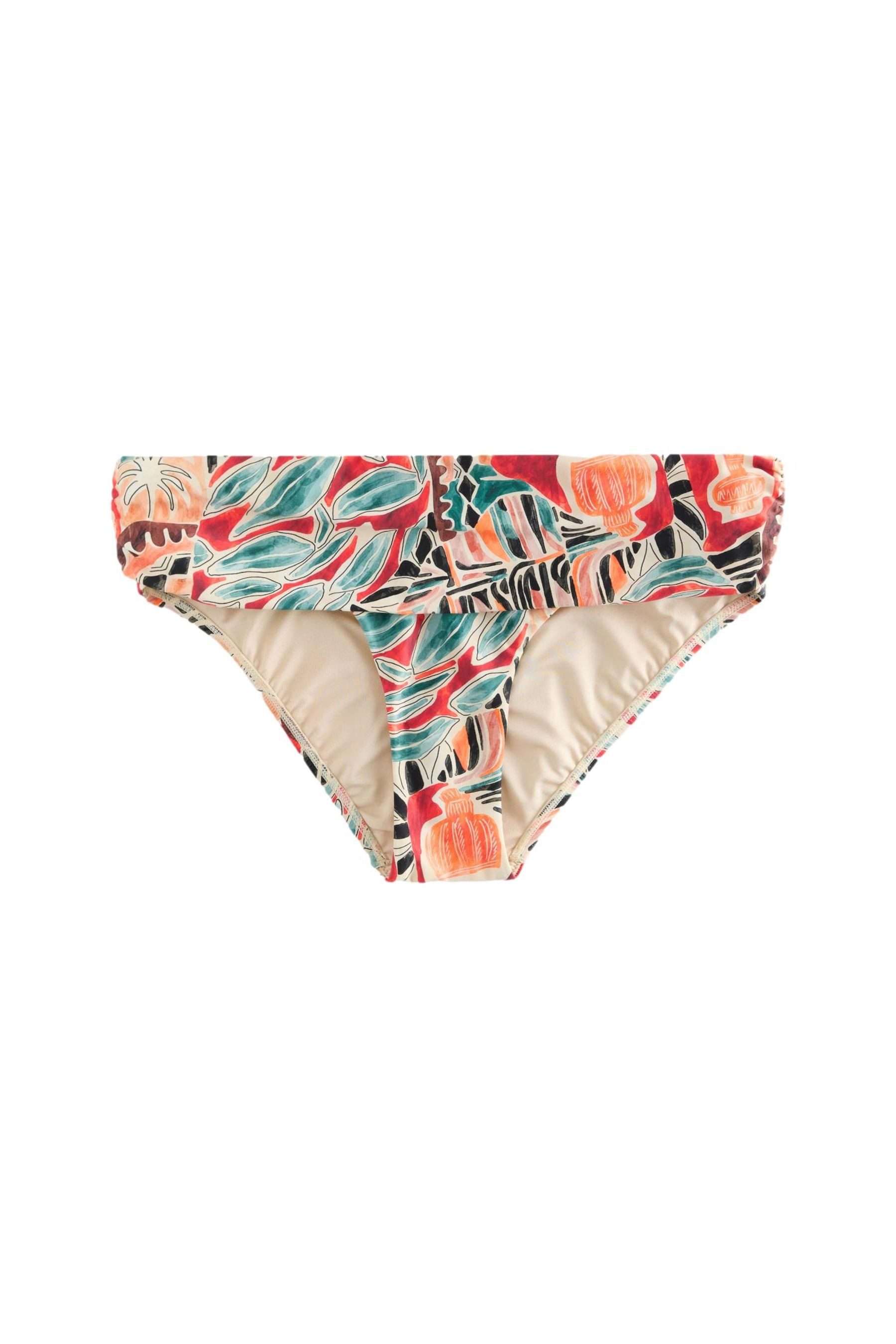 Bikini-Hose Bikinihose mit Rollbund