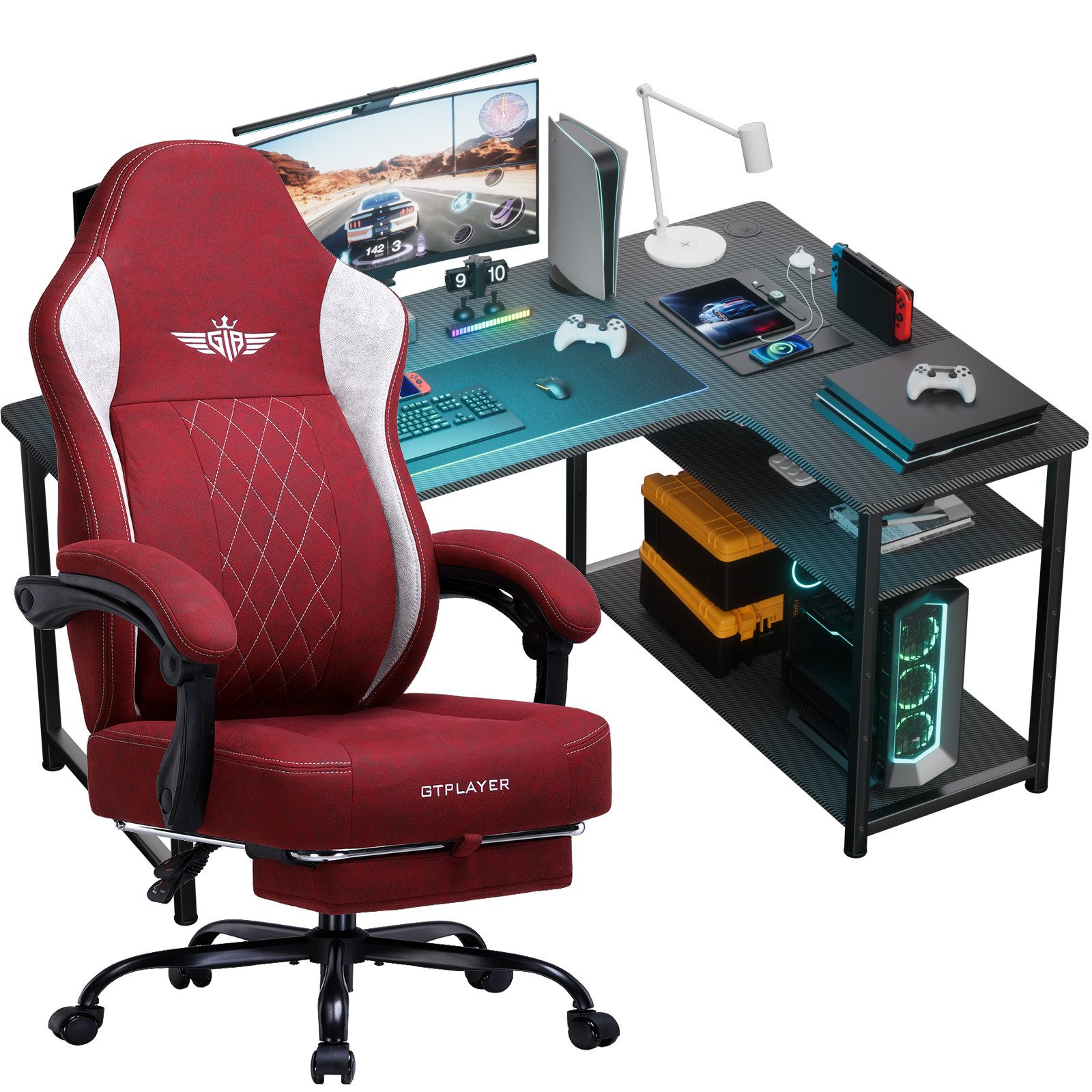 GTPLAYER Gamingtisch Gaming Tisch + Gaming günstig online kaufen