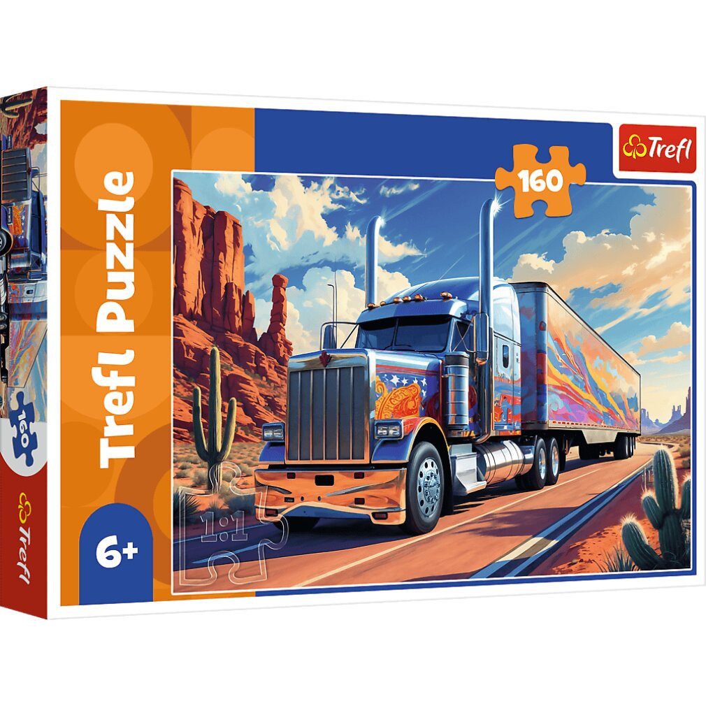 Trefl Puzzle Puzzle Truck auf dem Weg 160 Dlks, Puzzleteile