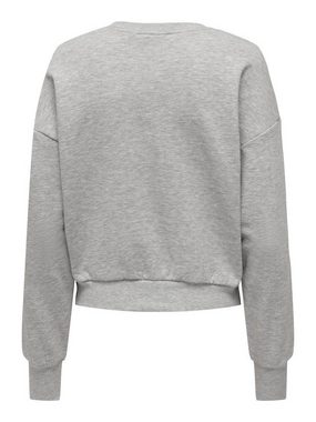 ONLY Sweater ONLKINJA L/S LIPSTICK O-NECK BOX SWT