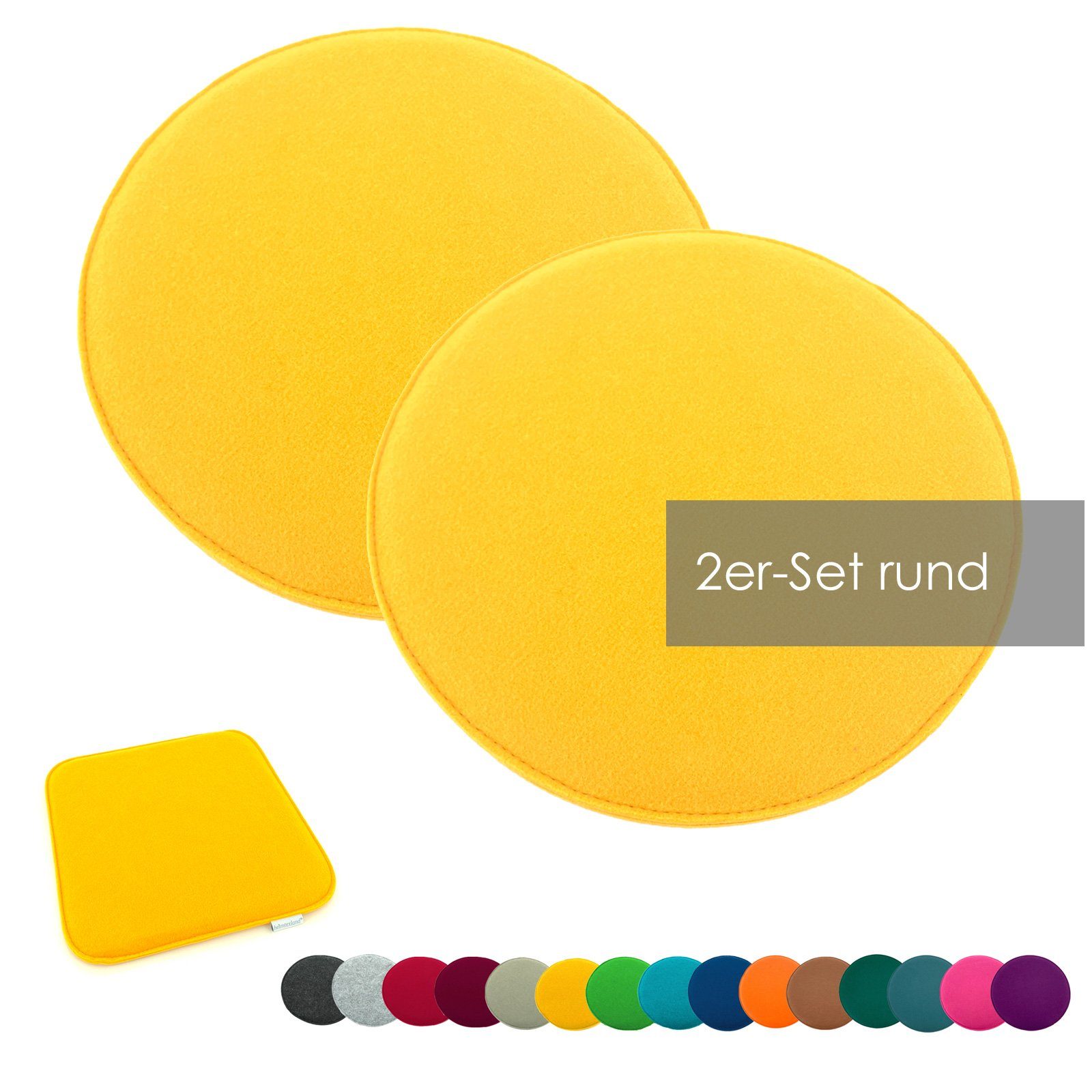 heimtexland Sitzkissen Filz Sitzauflage Stuhlkissen Bankkissen abwaschbar, günstig online kaufen