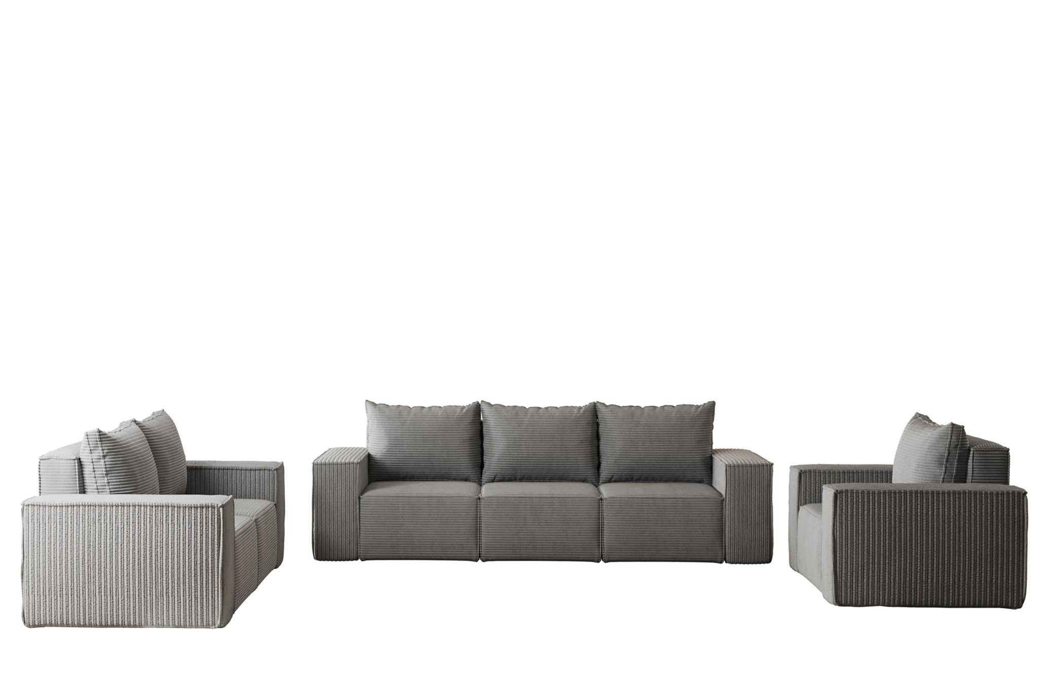 Fun Möbel Polstergarnitur Sofa-Set Designersofa ESTELLE günstig online kaufen