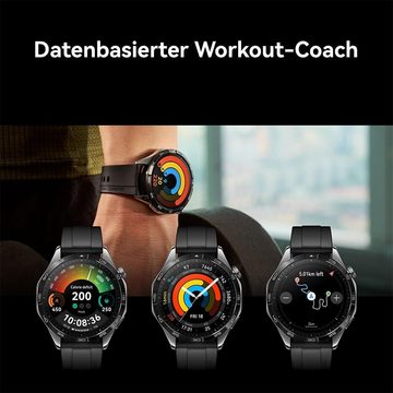 Huawei GNSS-Positionierung: Dual-Band-Fünfsystem Smartwatch (Android iOS), Kalorienmanagement, Professionelles Gesundheitsmanagement, SpO2 GPS